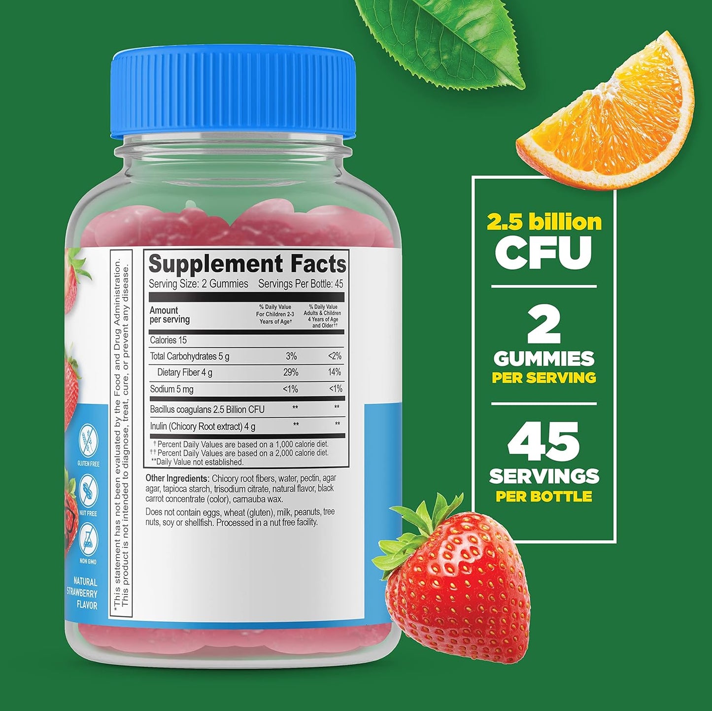 Gummy Bundle: Sugar Free Probiotic + Prebiotic Fiber Kids + Biotin Kids - Vitamin Supplement with Great Taste, Gluten-Free & GMO-Free