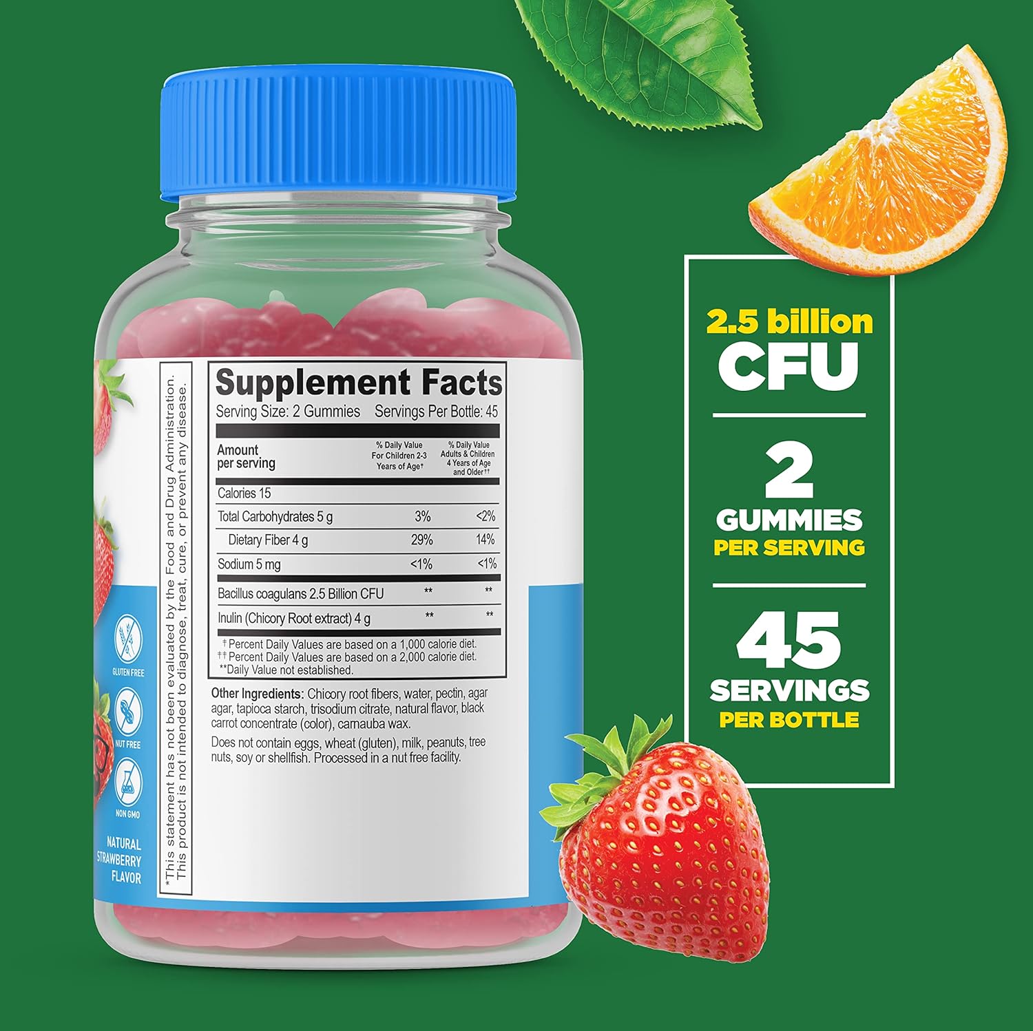 Gummy Bundle: Sugar Free Probiotic + Prebiotic Fiber Kids + Biotin Kids - Vitamin Supplement with Great Taste, Gluten-Free & GMO-Free