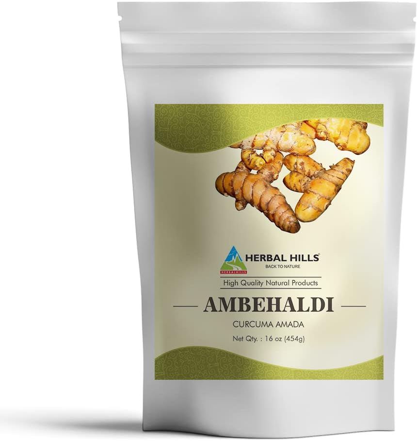 Gurmar and Ambehaldi Powder Combo Pack - 16 oz Each | Herbal Hills | Promotes Healthy Living