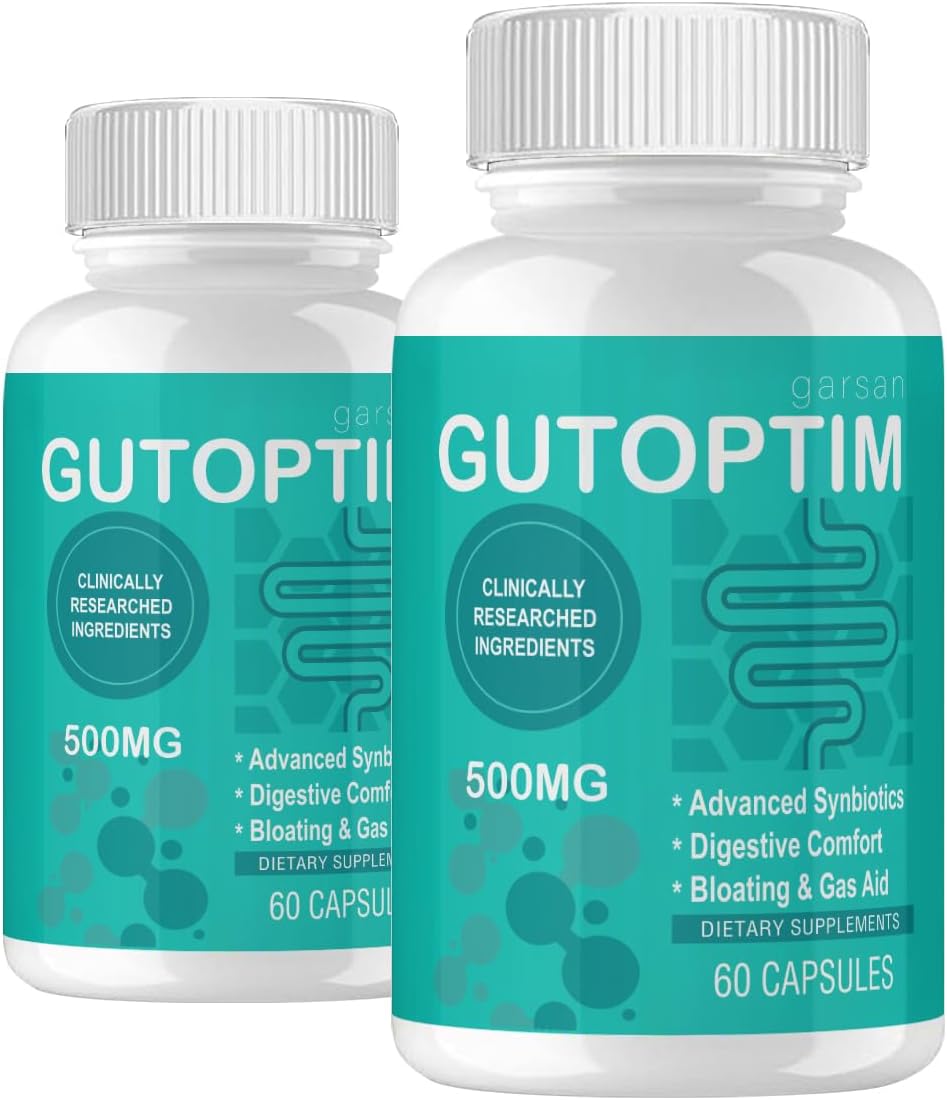 Gutoptim Advanced Capsules - Natural Garsani Supplement (2 Pack, 120 Capsules)
