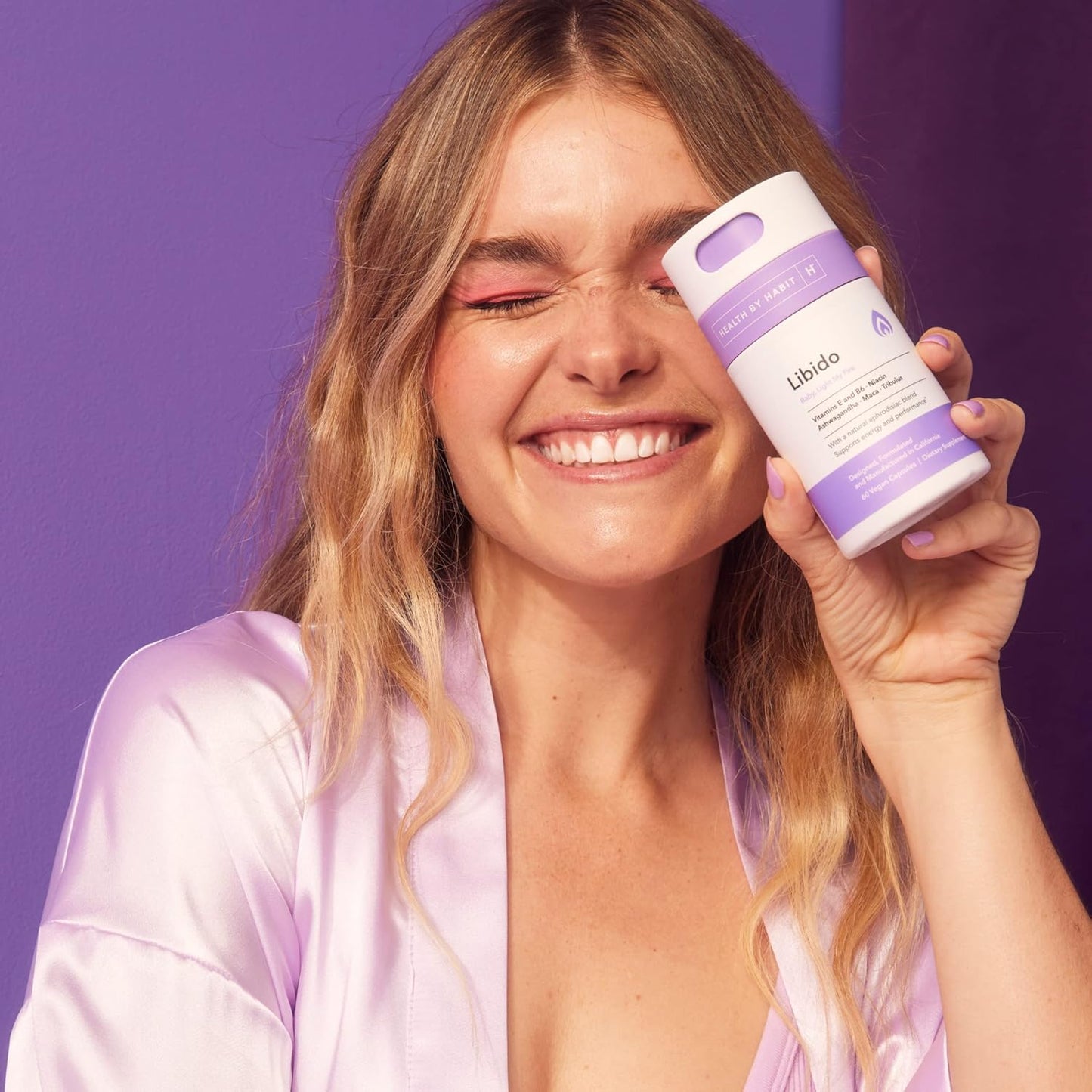 H' Habit Health Libido Blend 2 Pack - Natural Aphrodisiac with Maca & Ashwagandha, 60 Capsules, Vegan & Non-GMO