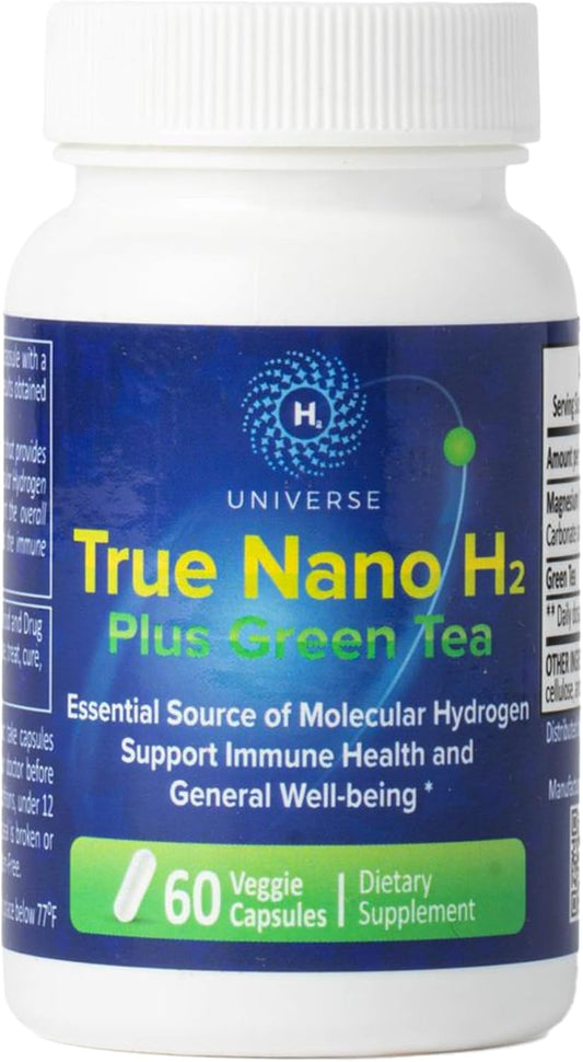 H2 Universe True Nano H2 with Green Tea Capsules - Boost Energy & Antioxidants