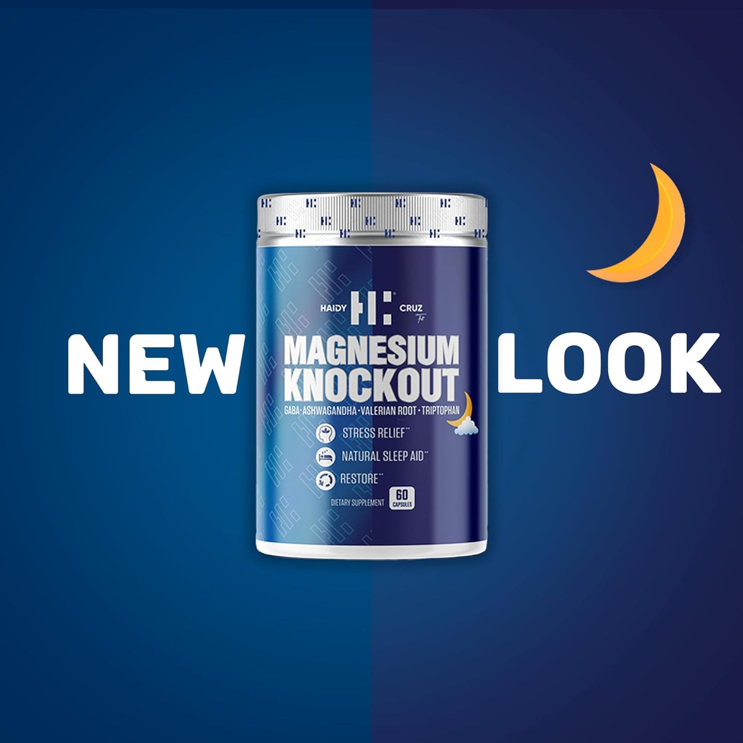 Haidy Cruz Fit Magnesium Citrate Capsules - Natural Sleep Aid & Mood Enhancer with Ashwagandha - Metabolic Support & Immunity Boost