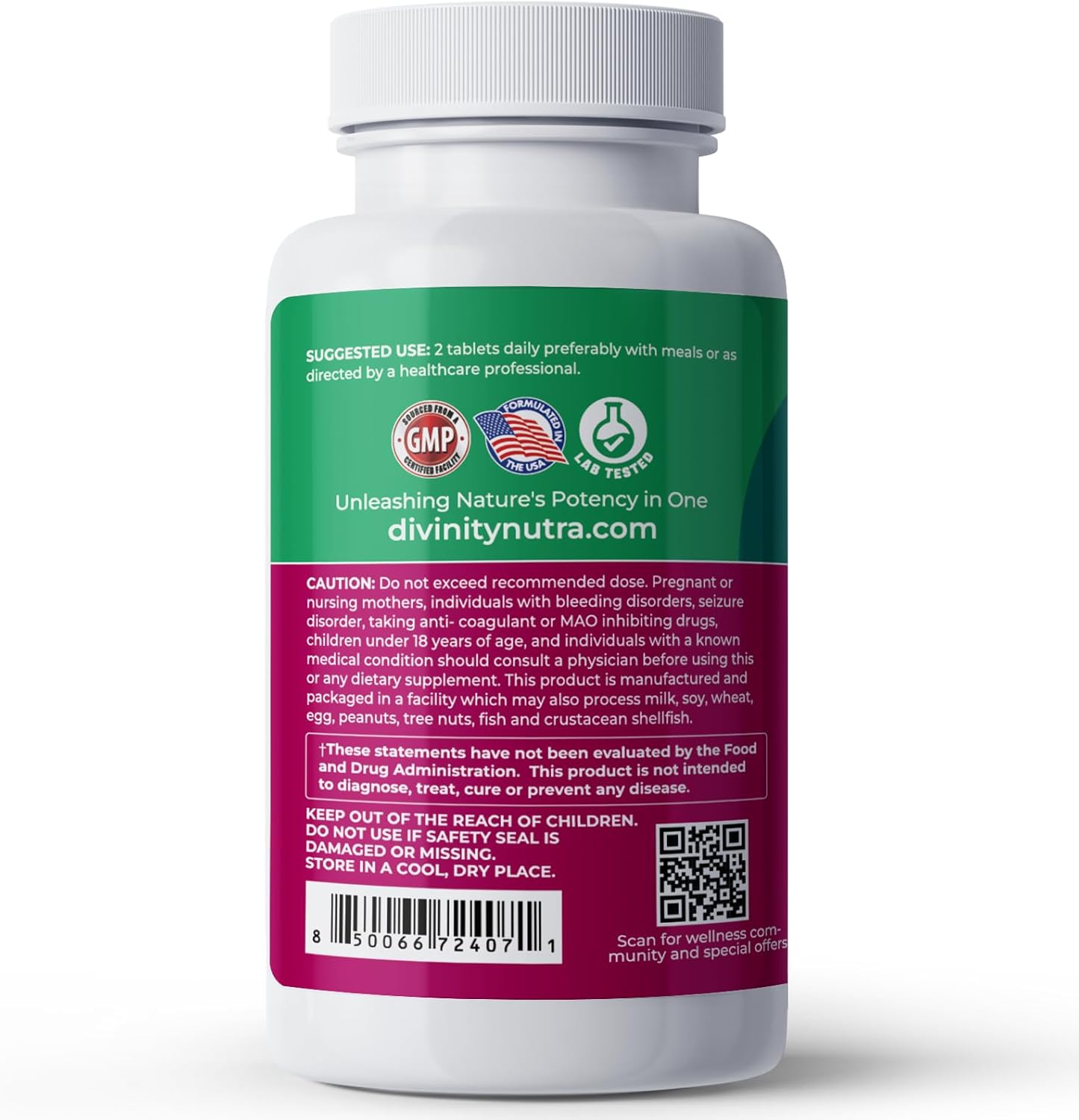 Hair Growth Vitamins with Biotin - Skin, Nail, Hair Supplement - 30 Tablets - USA Made