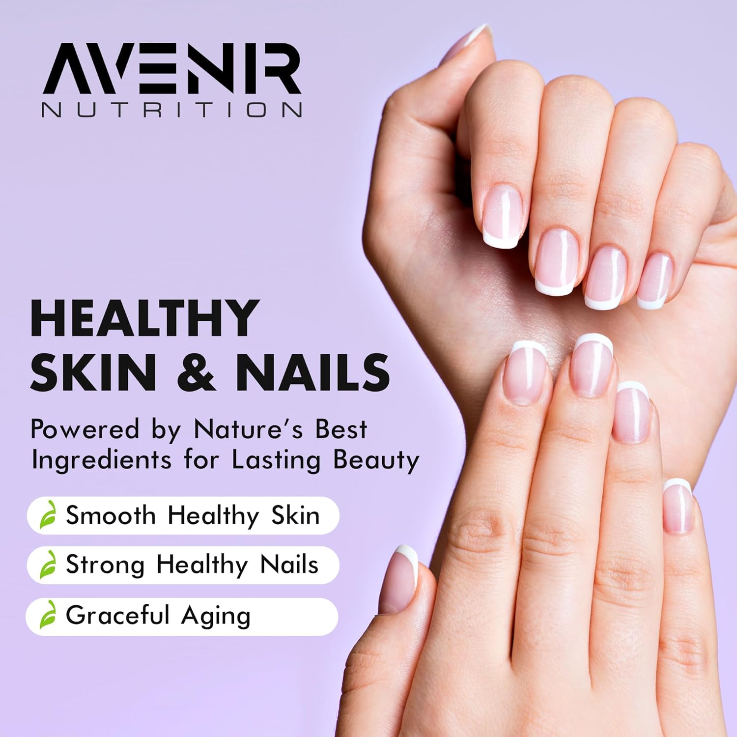 Hair Shield: Vitamins for Hair Growth, Stronger Nails - Biotin, Calcium, Zinc - 60 Capsules