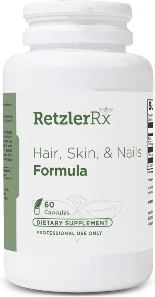 Hair, Skin, and Nails Formula with Clinically Proven Advanced Collagen Generator - 60 Capsules