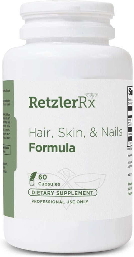 Hair, Skin, and Nails Formula with Clinically Proven Advanced Collagen Generator - 60 Capsules