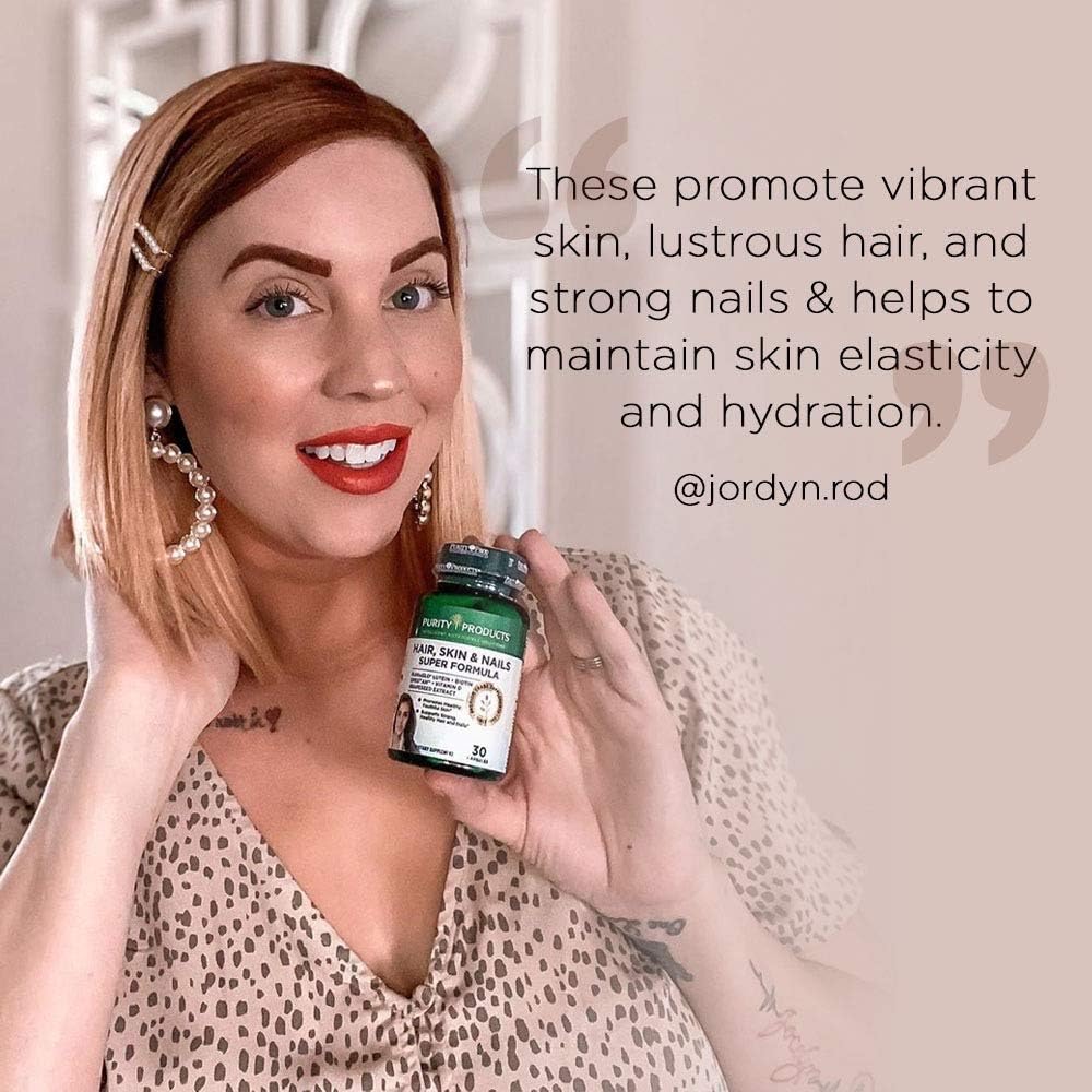Hair, Skin, and Nails Super Formula - 30 Capsules by Purity Products