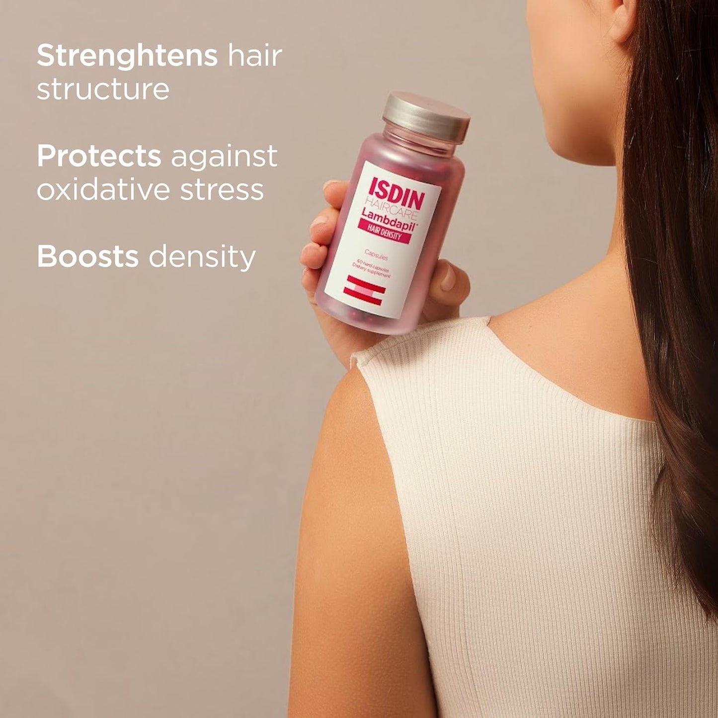 Hair Thickening Vitamin Capsules for Thinning Hair - ISDIN Lambdapil Hair Density Capsules
