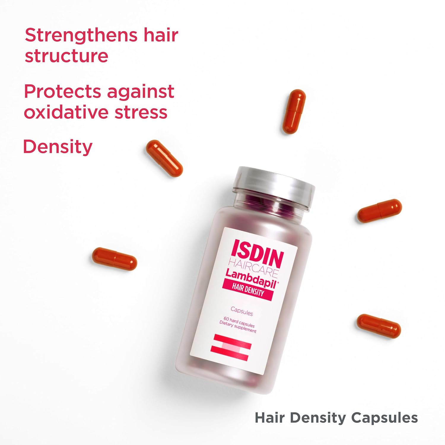 Hair Thickening Vitamin Capsules for Thinning Hair - ISDIN Lambdapil Hair Density Capsules