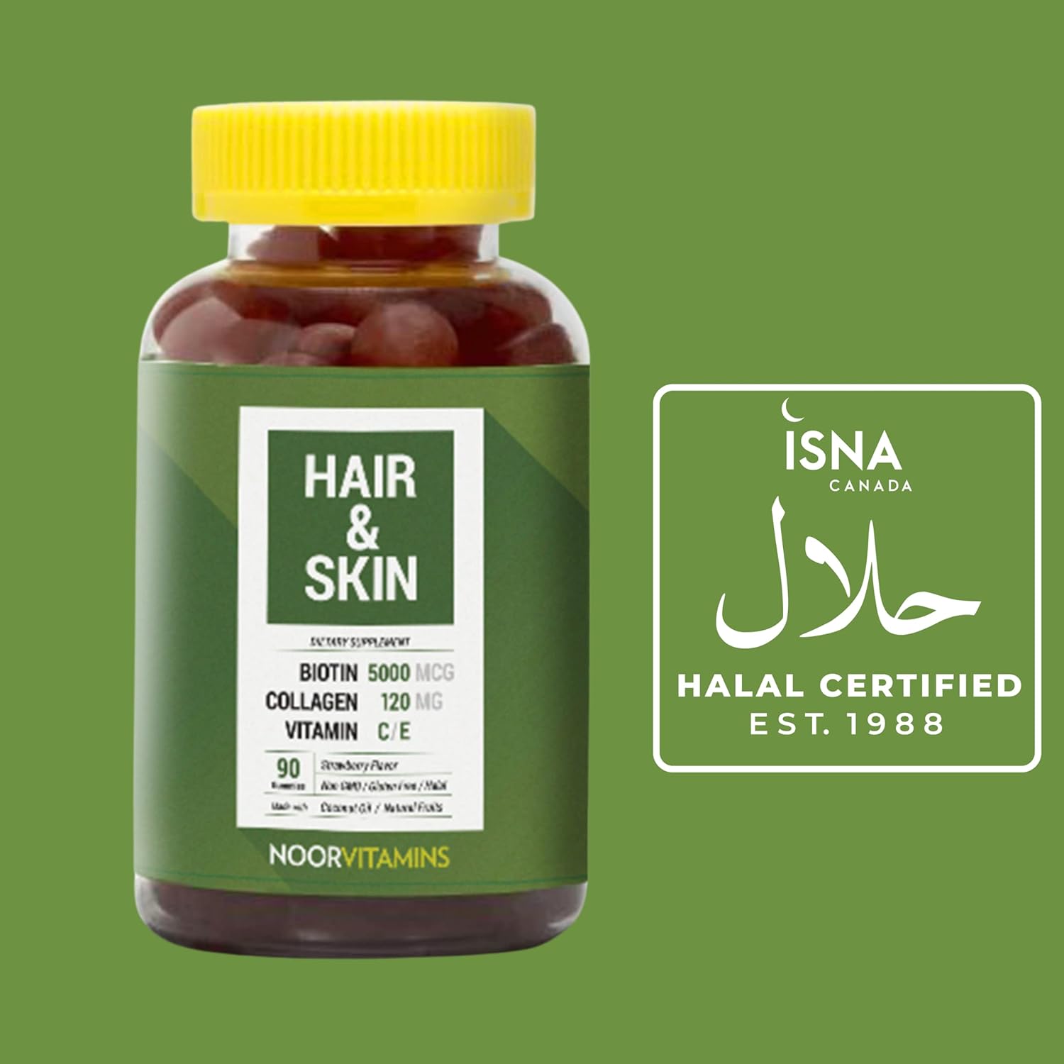 Halal Adult Gummy Vitamins Bundle - 2 Bottle Value Pack from Noor Vitamins