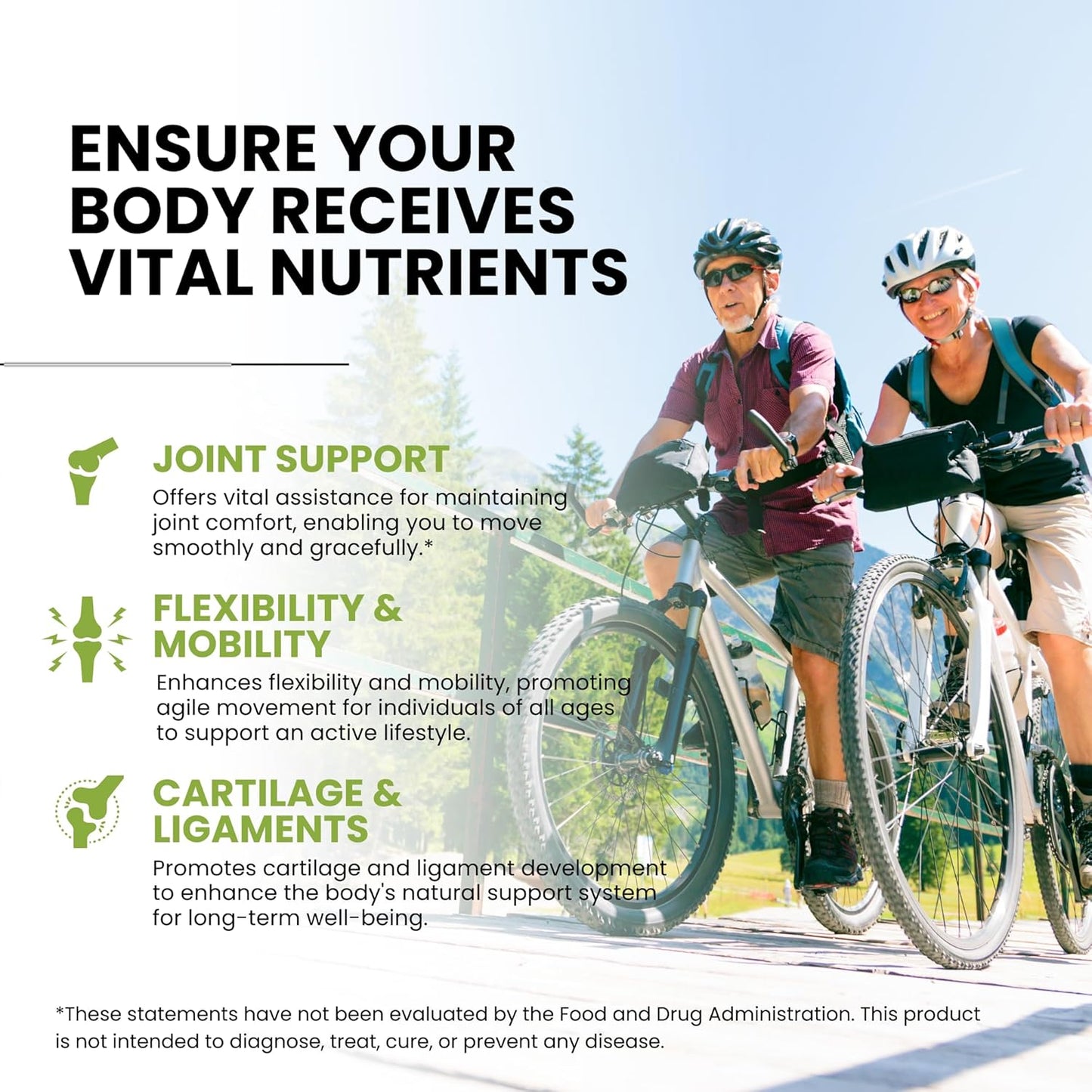 Halal Joint Support Vitamins with Turmeric & Glucosamine for Mobility & Flexibility - 1 Month Supply, Gluten-Free, Gelatin-Free, Made in USA