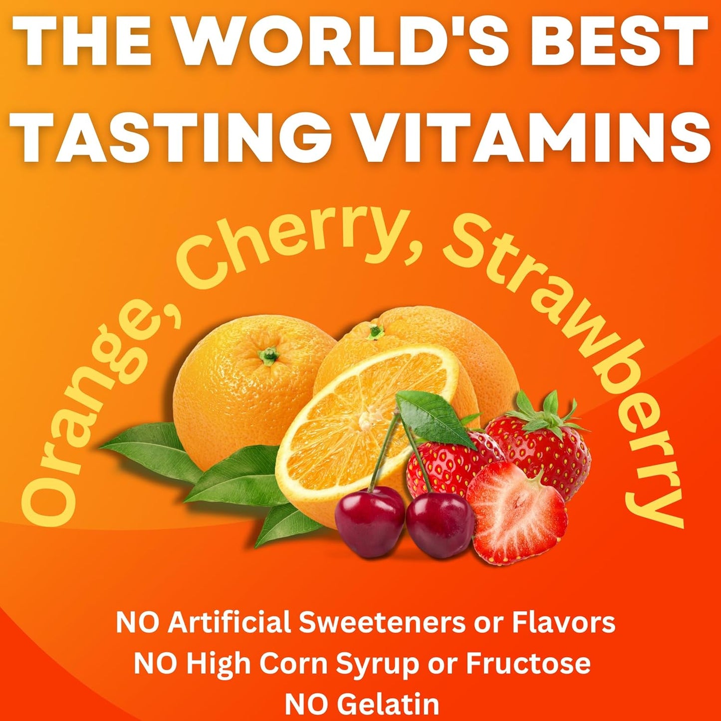 Halal Kids Multivitamin Gummies with Essential Vitamins for Immunity, Metabolism & Bones | Vegetarian & Gluten Free | 90 Count