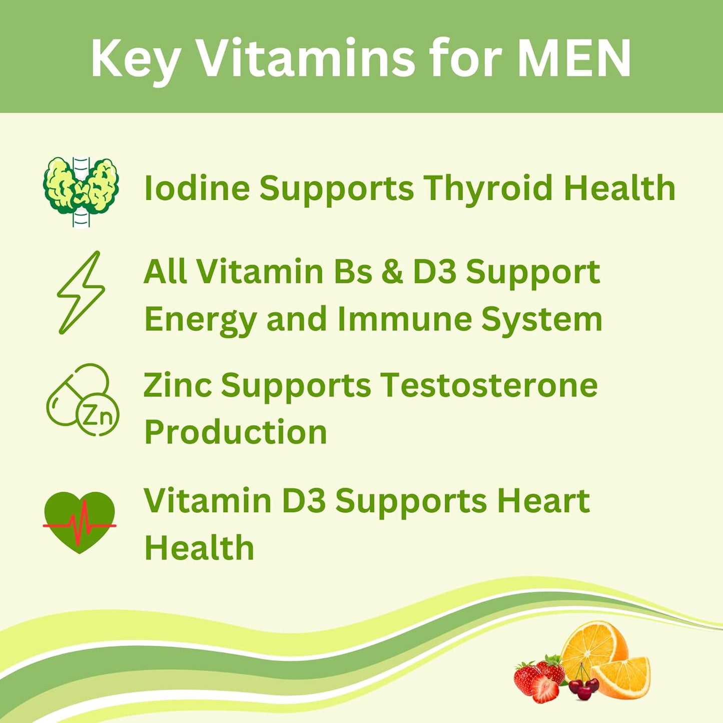 Halal Multivitamins for Adults | Greenfield Nutritions | 90 Gelatin-Free Gummy Vitamins with Essential Nutrients for Men & Women