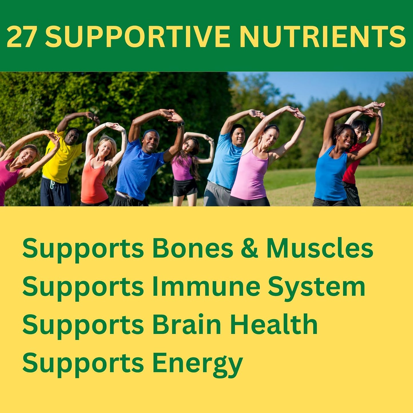 Halal Multivitamins for Women and Men - 60 Gelatin Free Tablets with 27+ Vitamins and Minerals - Supports Immunity and Overall Health