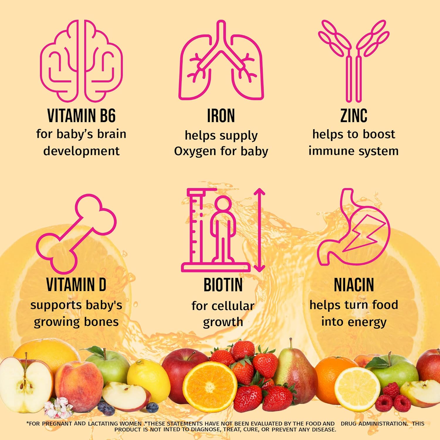 Halal Prenatal Vitamins with DHA, Folic Acid, and Vegan Formula for Women