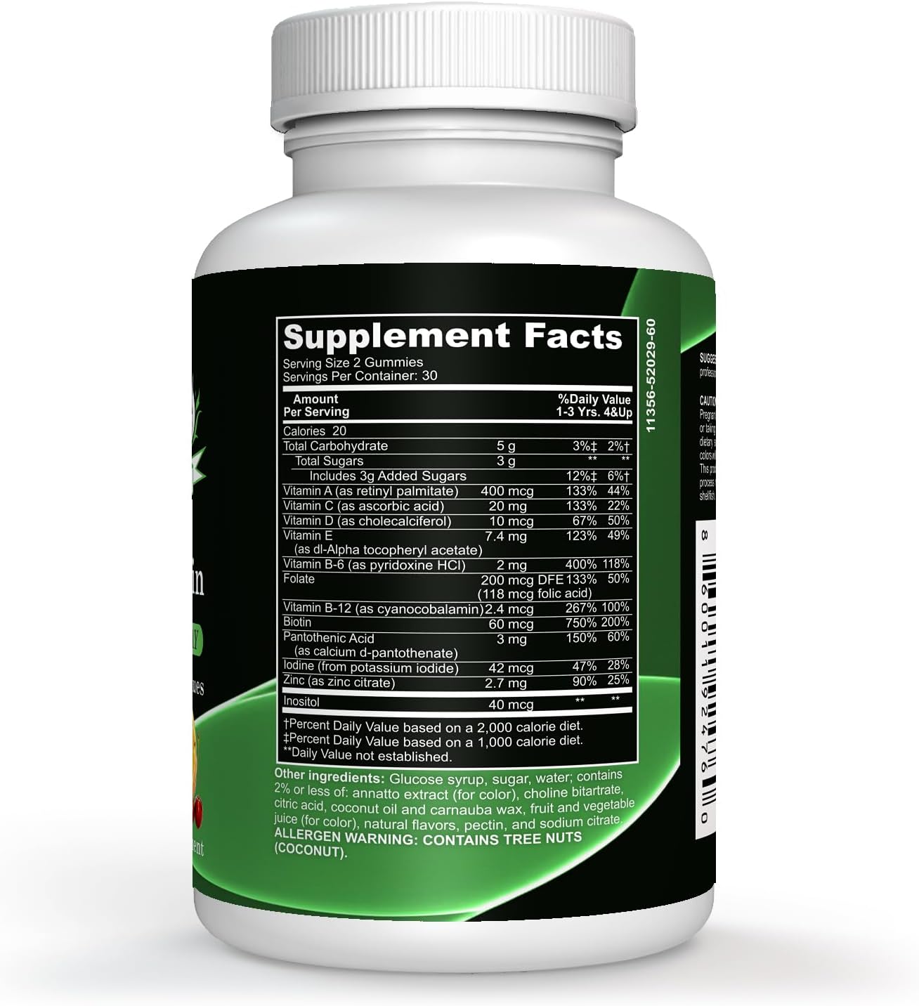 Halalways Kids Daily Gummy Multivitamin - Halal Certified with Vitamin C, D3 for Immune Support - Cherry, Strawberry, Orange Flavors - Halal Supplement