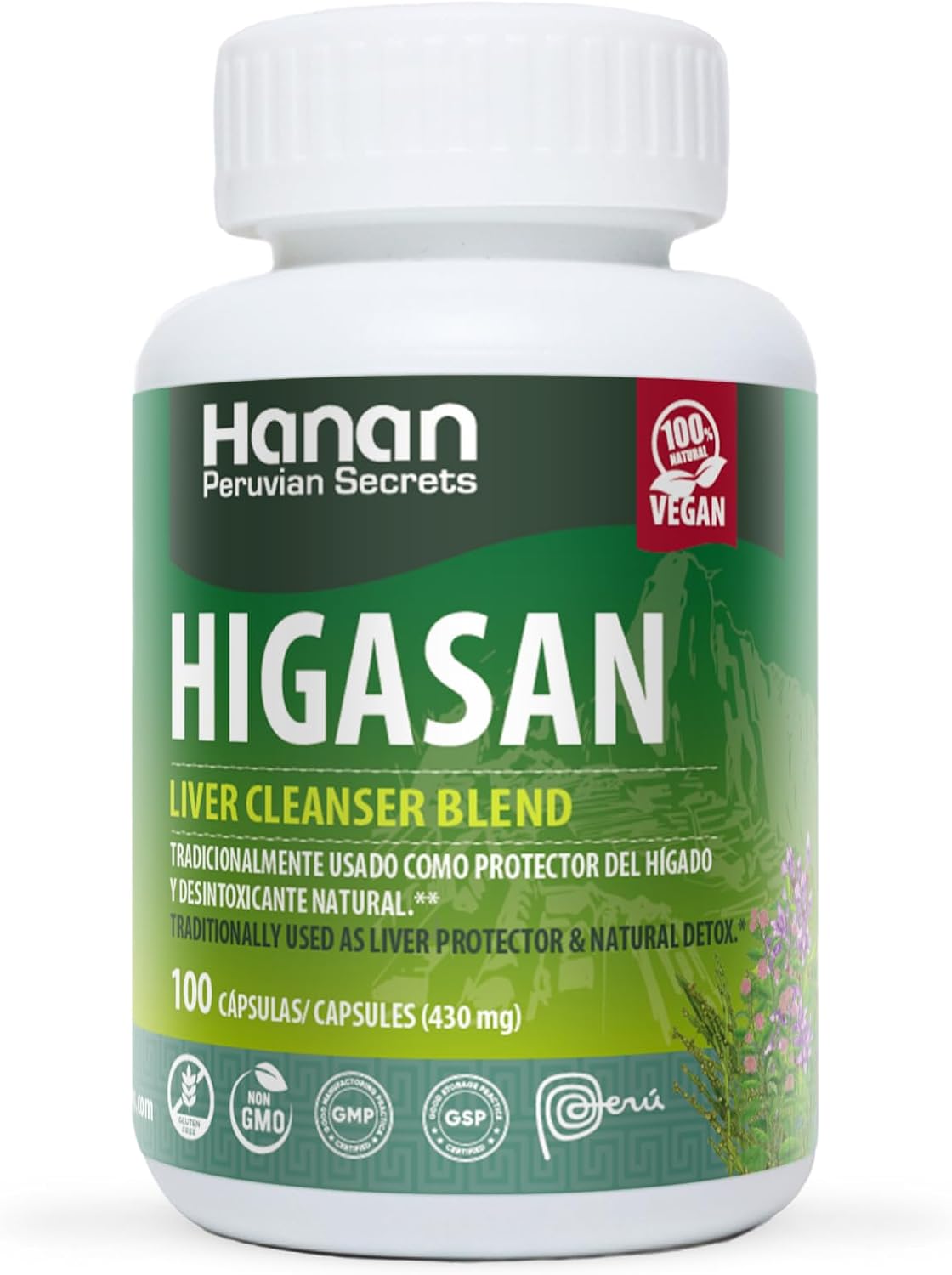 Hanan Higasan Liver Cleanser Blend - Natural Support for Healthy Liver & Cholesterol - 100 Capsules - BoostGo Australia