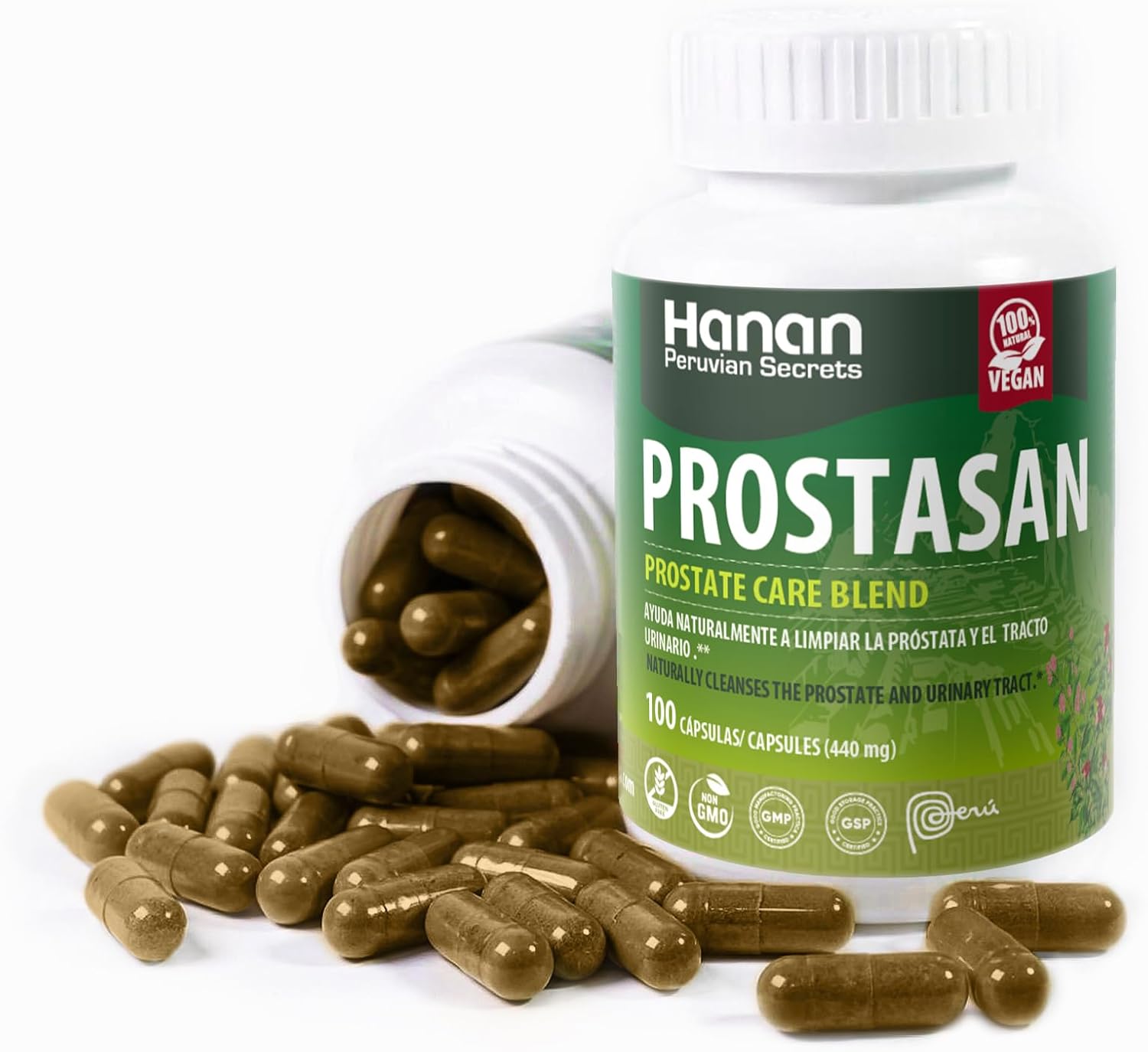 Hanan Prostasan Prostate Care Blend | 100 Capsules | Natural Support for Prostate and Urinary Tract Health