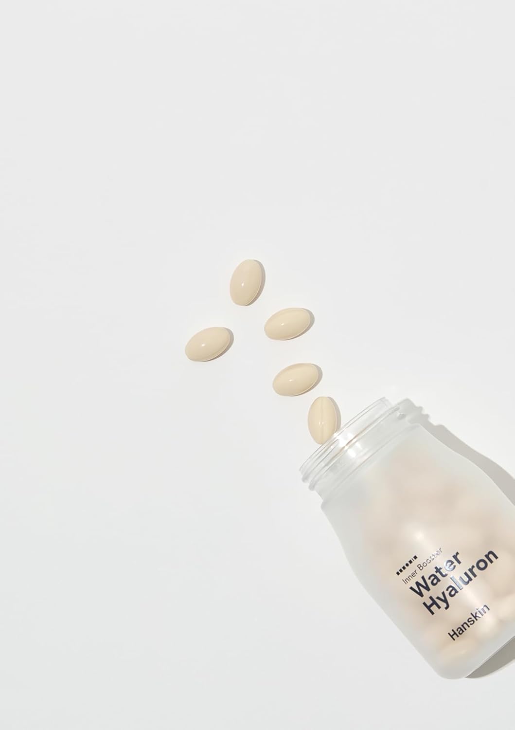 Hanskin Hyaluronic Acid Capsules with L-Cysteine, Biotin, Vitamin C, Collagen | Skin & Joint Health Supplement | 60 Capsules