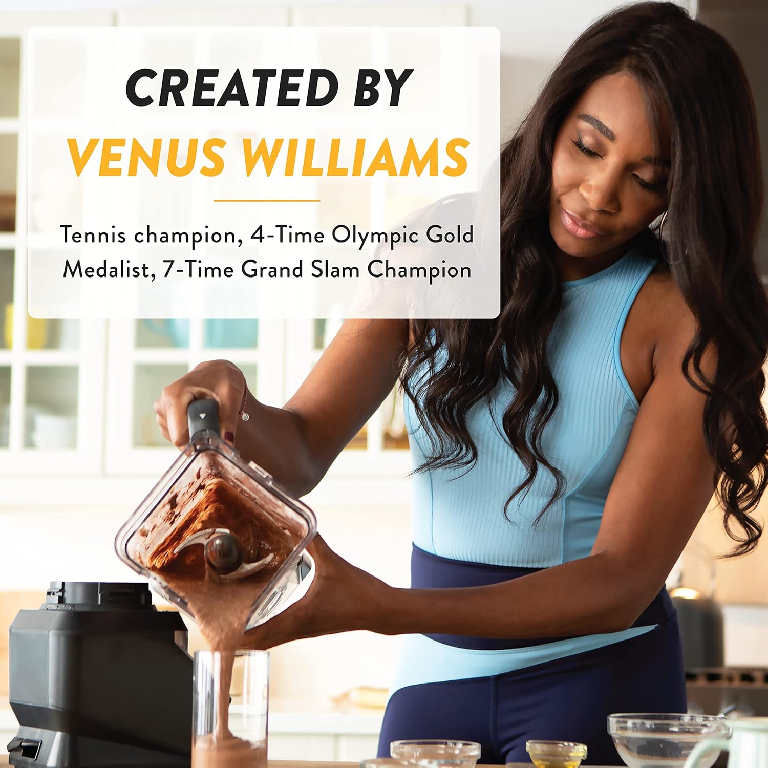 Happy Viking Vanilla Bean Vegan Plant Protein Shakes by Venus Williams - 20g Protein, Omega-3, 9 Amino Acids, BCAAs - Gluten-Free, Non-GMO, Ready to Drink - Pack of 12 (11oz)