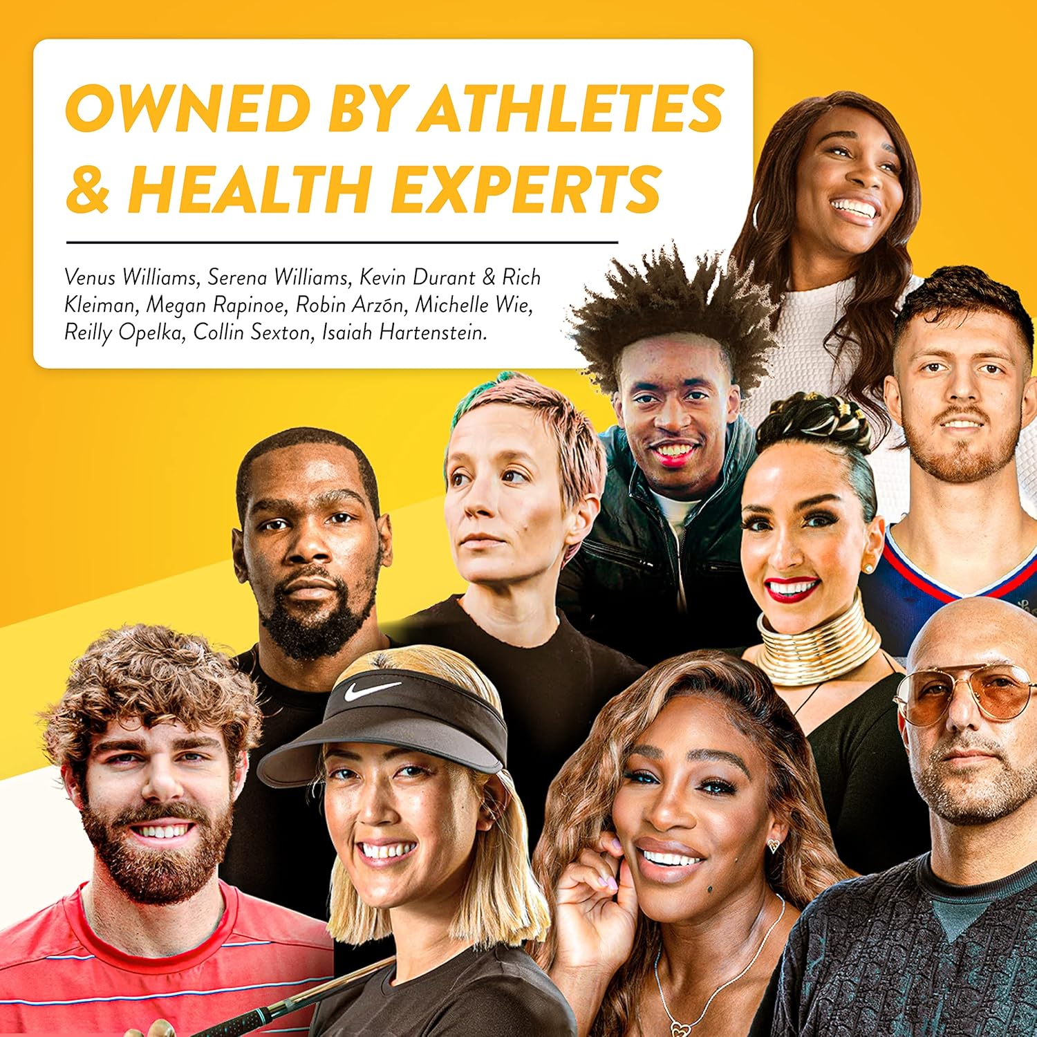 Happy Viking Vanilla Bean Vegan Plant Protein Shakes by Venus Williams - 20g Protein, Omega-3, 9 Amino Acids, BCAAs - Gluten-Free, Non-GMO, Ready to Drink - Pack of 12 (11oz)