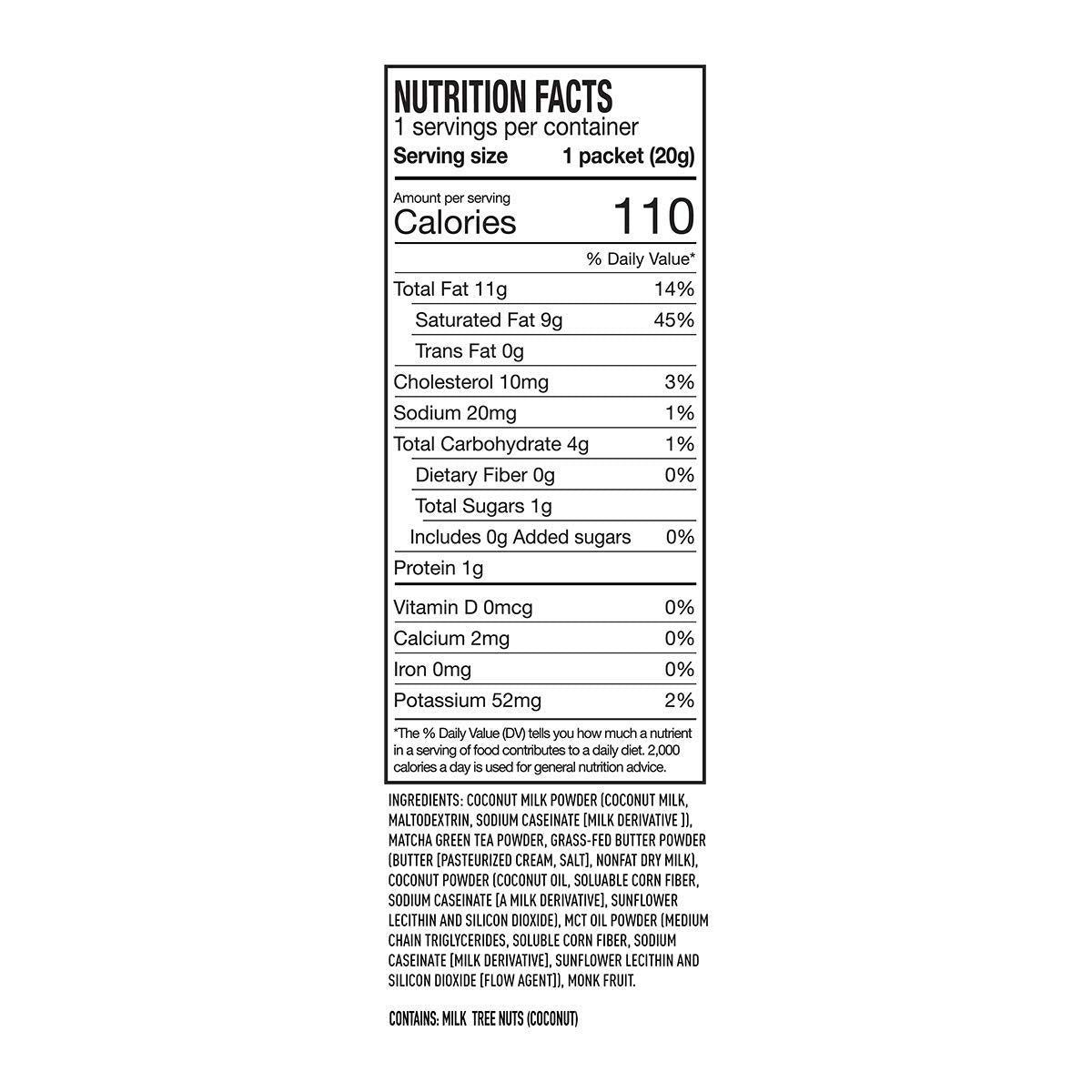 Harmony Proteins Keto Matcha Instant Drink Mix Packets - Pure Japanese Matcha for Energy and Mental Performance, 68mg Caffeine, 12 Pack