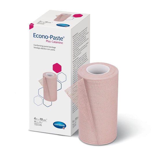 Hartmann 47410000 Econo-Paste Calamine Bandage, Latex-Free, 4" x 10 yd, Pack of 12