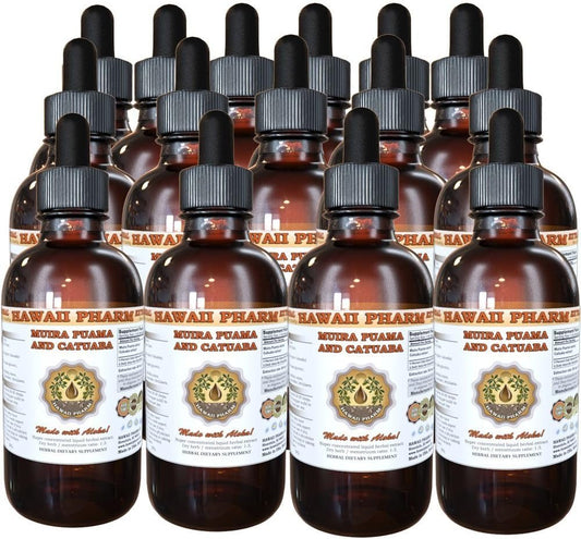 Hawaii Pharm Muira Puama and Catuaba Liquid Extract Tincture 60 oz Supplement