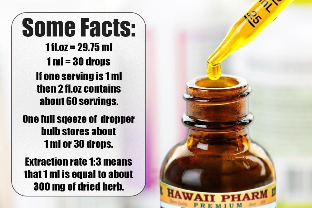 Hawaii Pharm Saw Palmetto Liquid Extract - 4 fl.oz (120ml) - Serenoa Repens Supplement