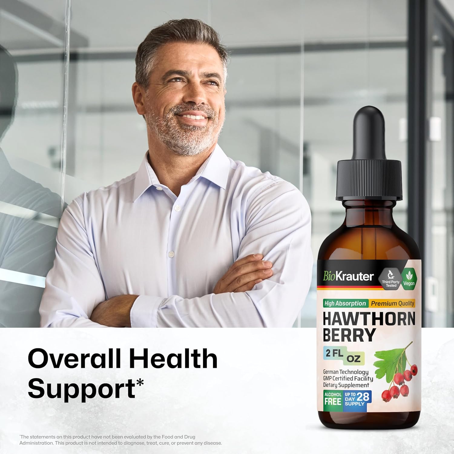 Hawthorn and Lemon Balm Tincture Bundle - 2 Fl. Oz. Each