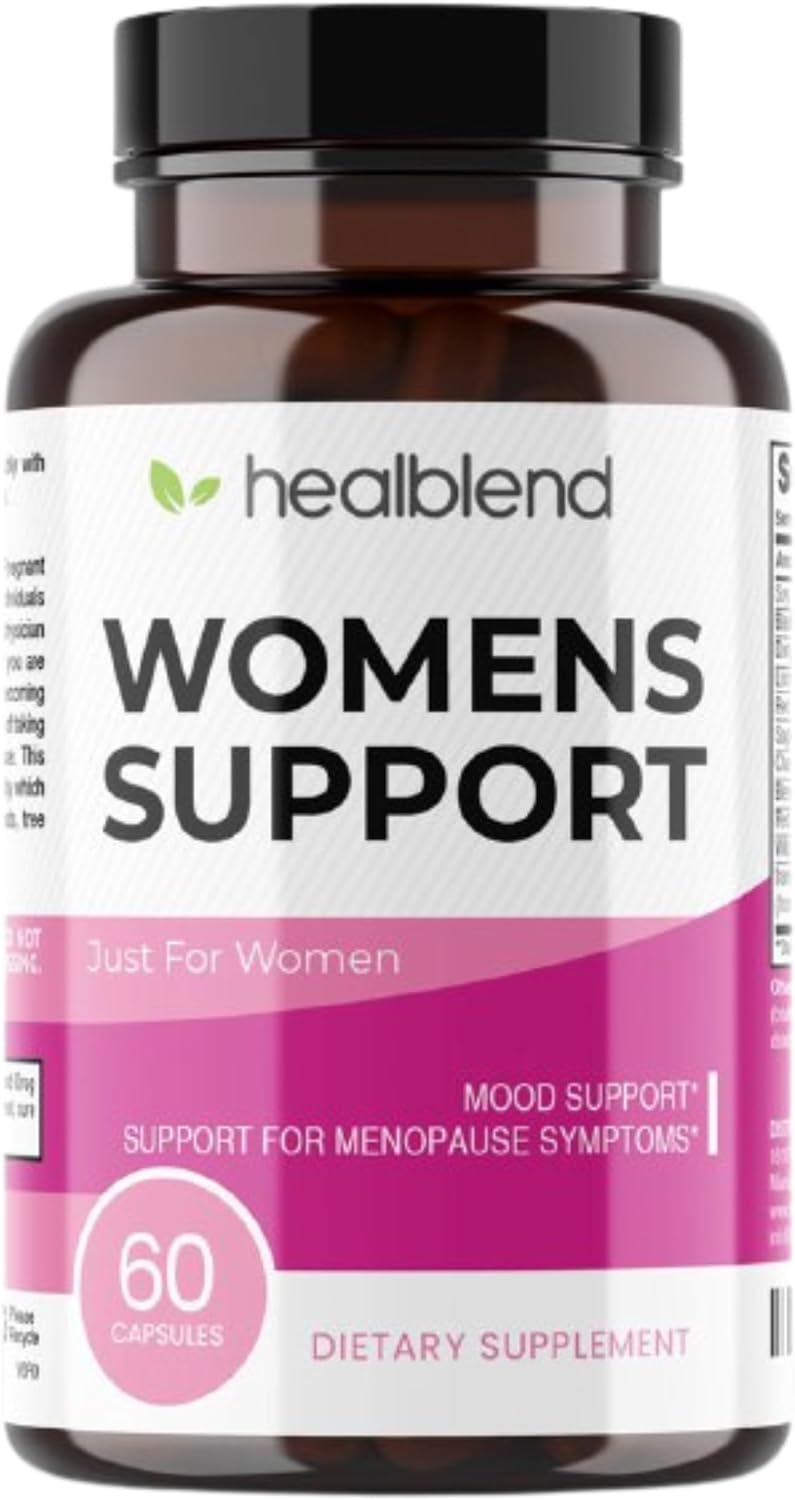 Healblend Women’s Support Complex: Advanced Formula for Menopause Symptoms - Hormone Regulation - 60 Capsules