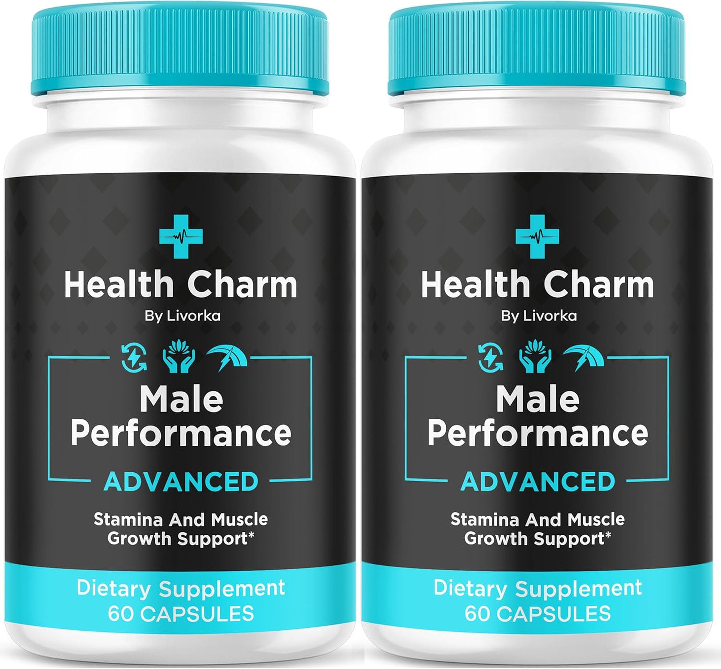 Health Charm Supplement for Men - 2 Month Supply of All Natural Health Charm Capsules