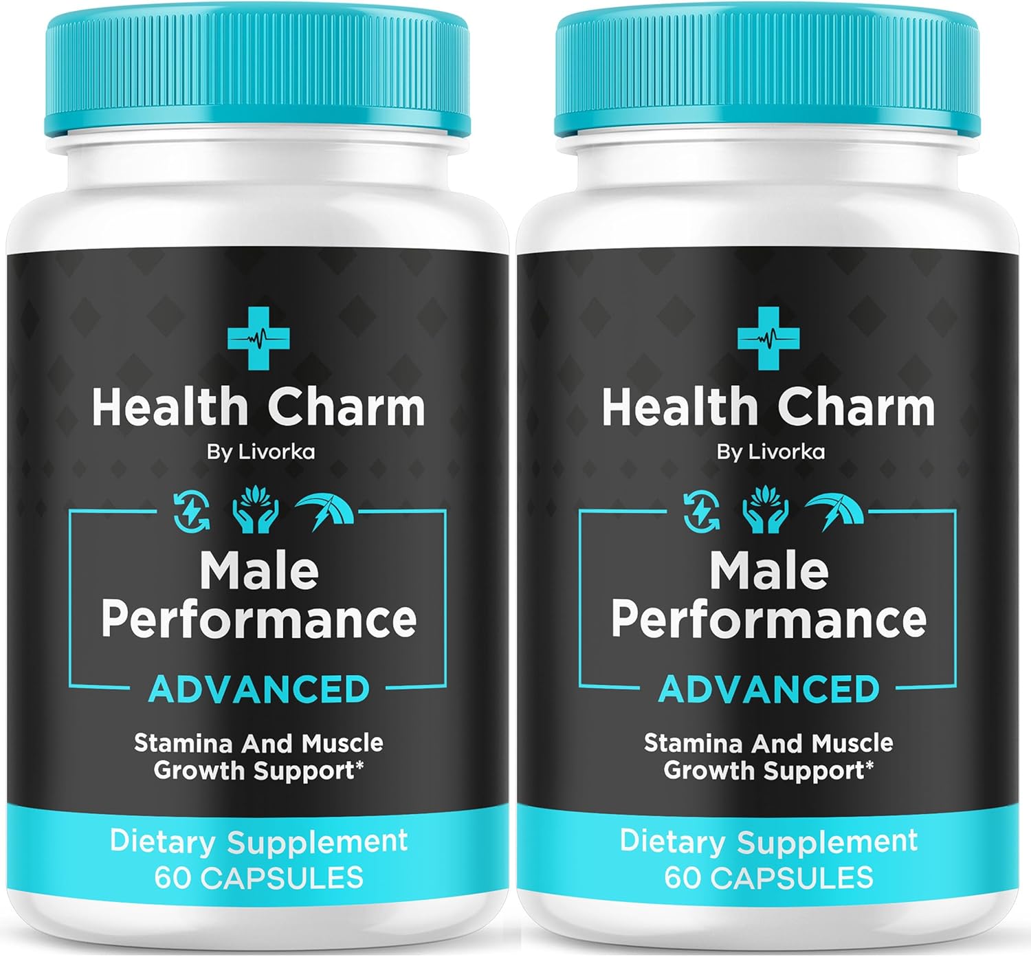 Health Charm Supplement for Men - 2 Month Supply of All Natural Health Charm Capsules