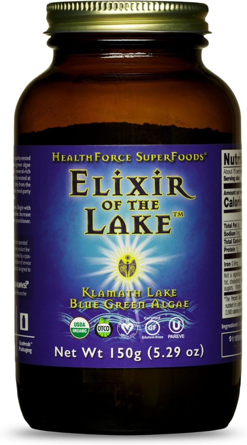 HealthForce SuperFoods Elixir of The Lake Superfood Powder - 150 g for Optimal Health