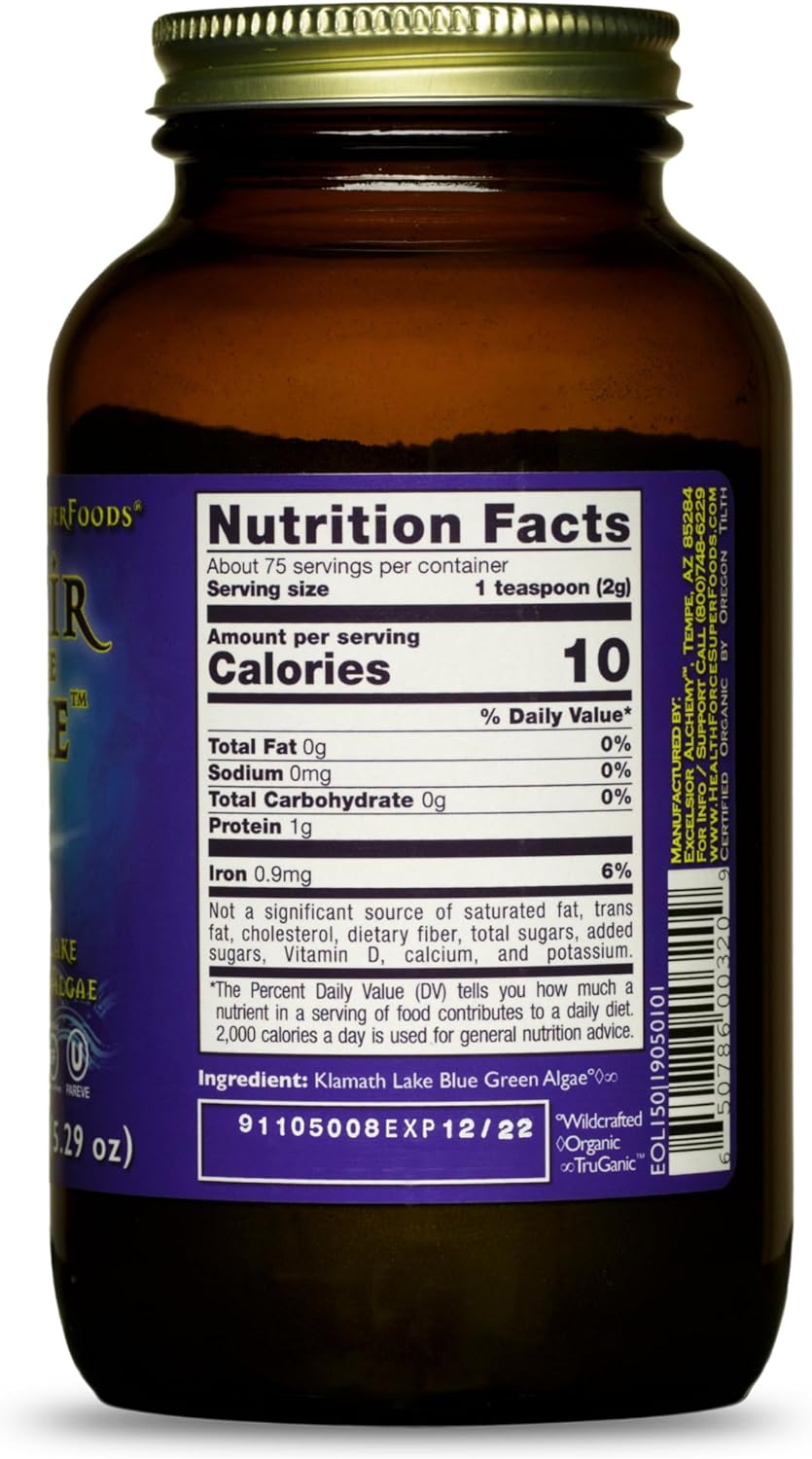 HealthForce SuperFoods Elixir of The Lake Superfood Powder - 150 g for Optimal Health