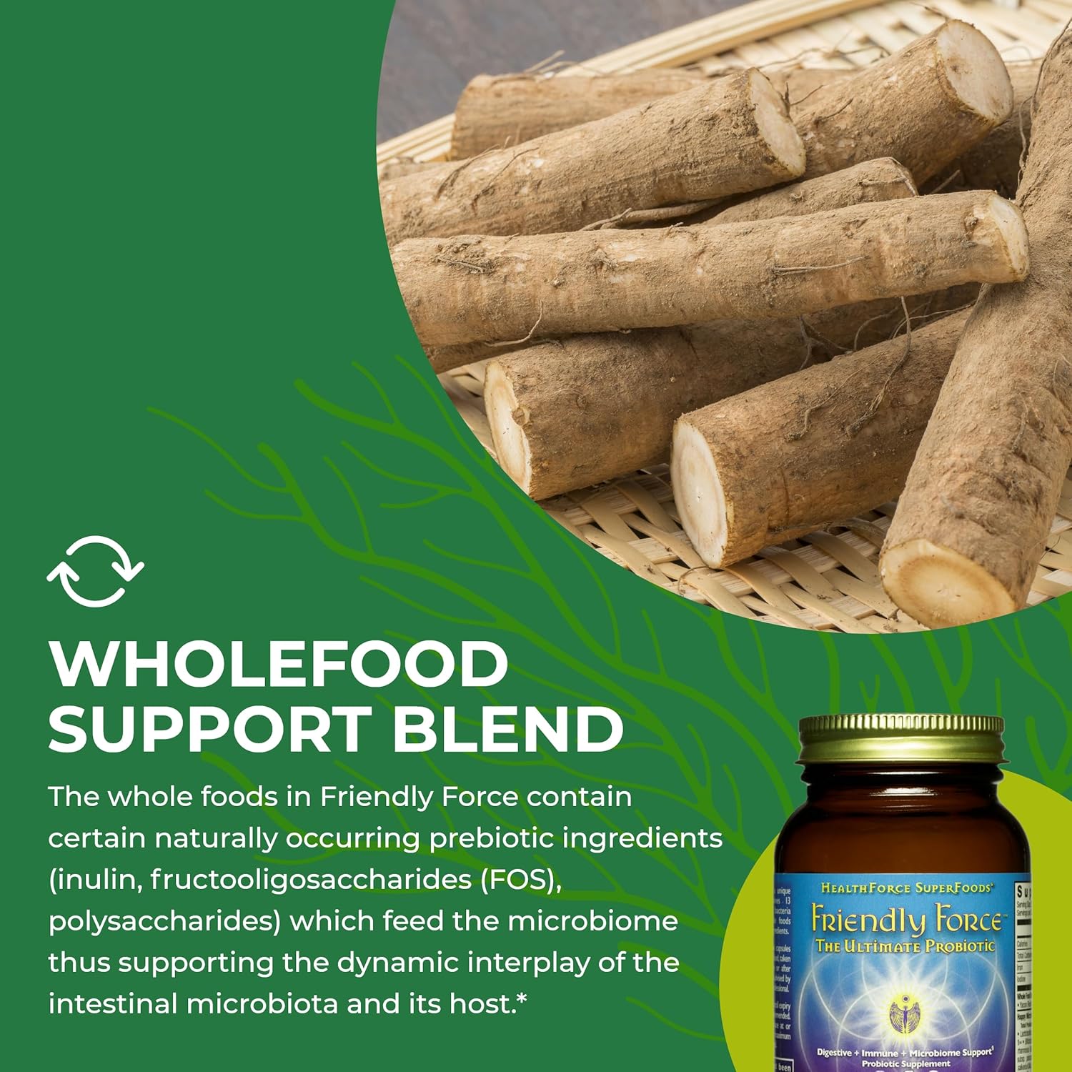 HealthForce SuperFoods Friendly Force - Vegan Capsules - 60 Count