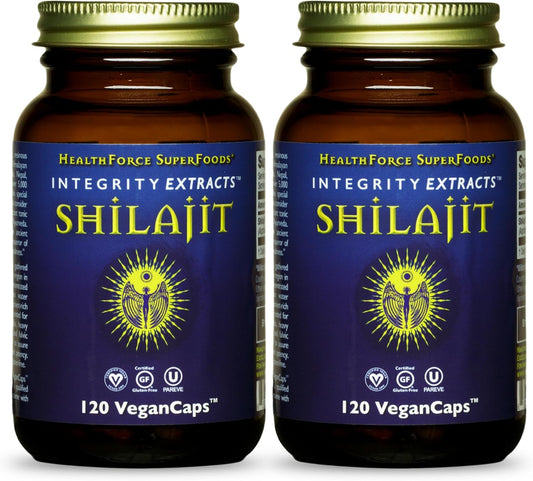 HealthForce SuperFoods Shilajit 240 VeganCaps - 2 Pack