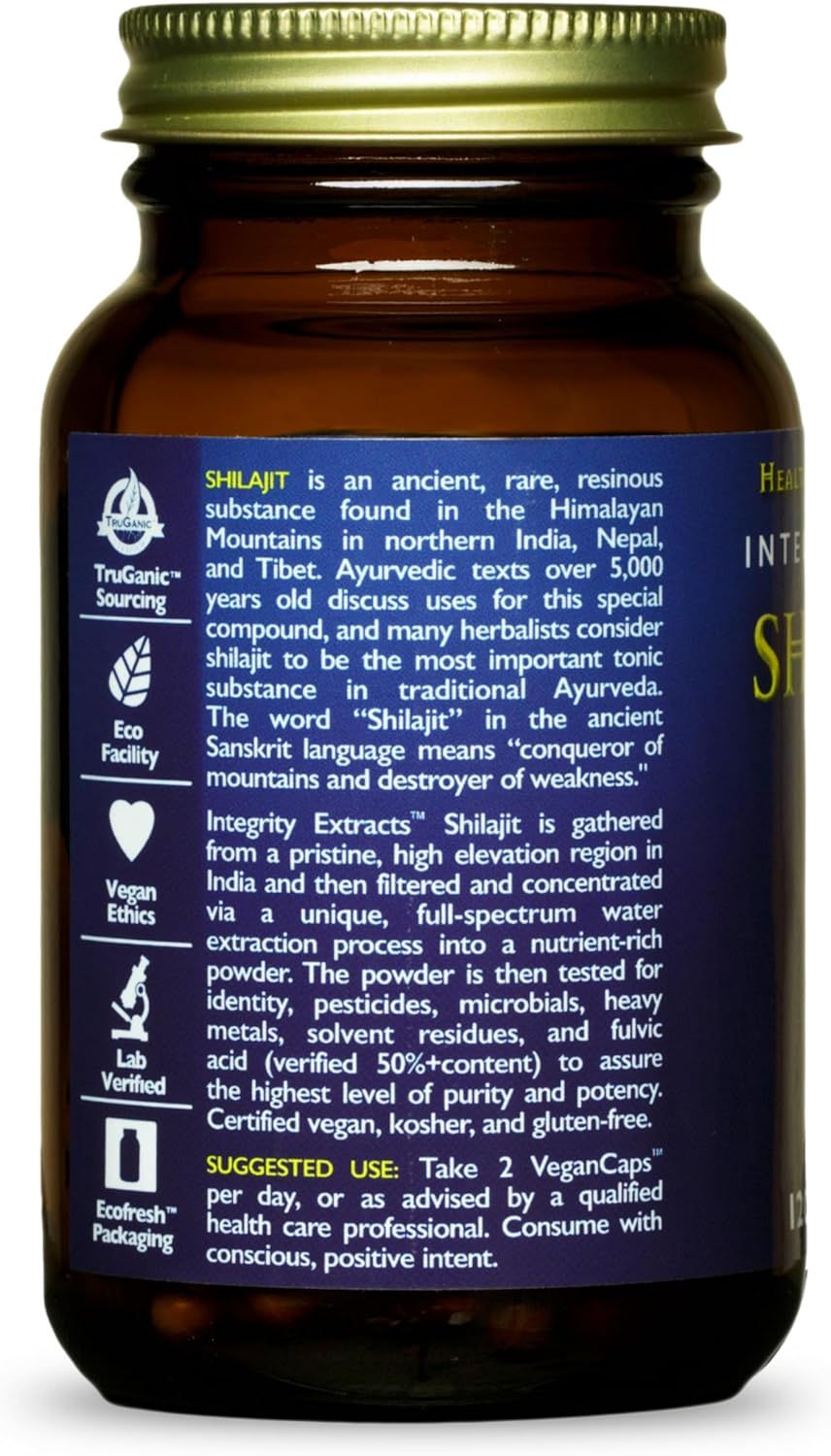HealthForce SuperFoods Shilajit 240 VeganCaps - 2 Pack