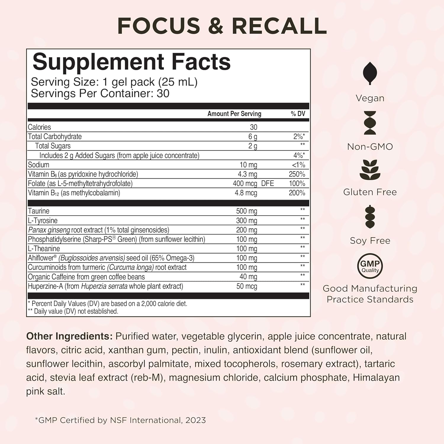 Healthycell Focus & Recall + Vegan Multivitamin Bundle for Maximum Absorption - Nootropic & Vegan Essentials - 60 Gel Packs