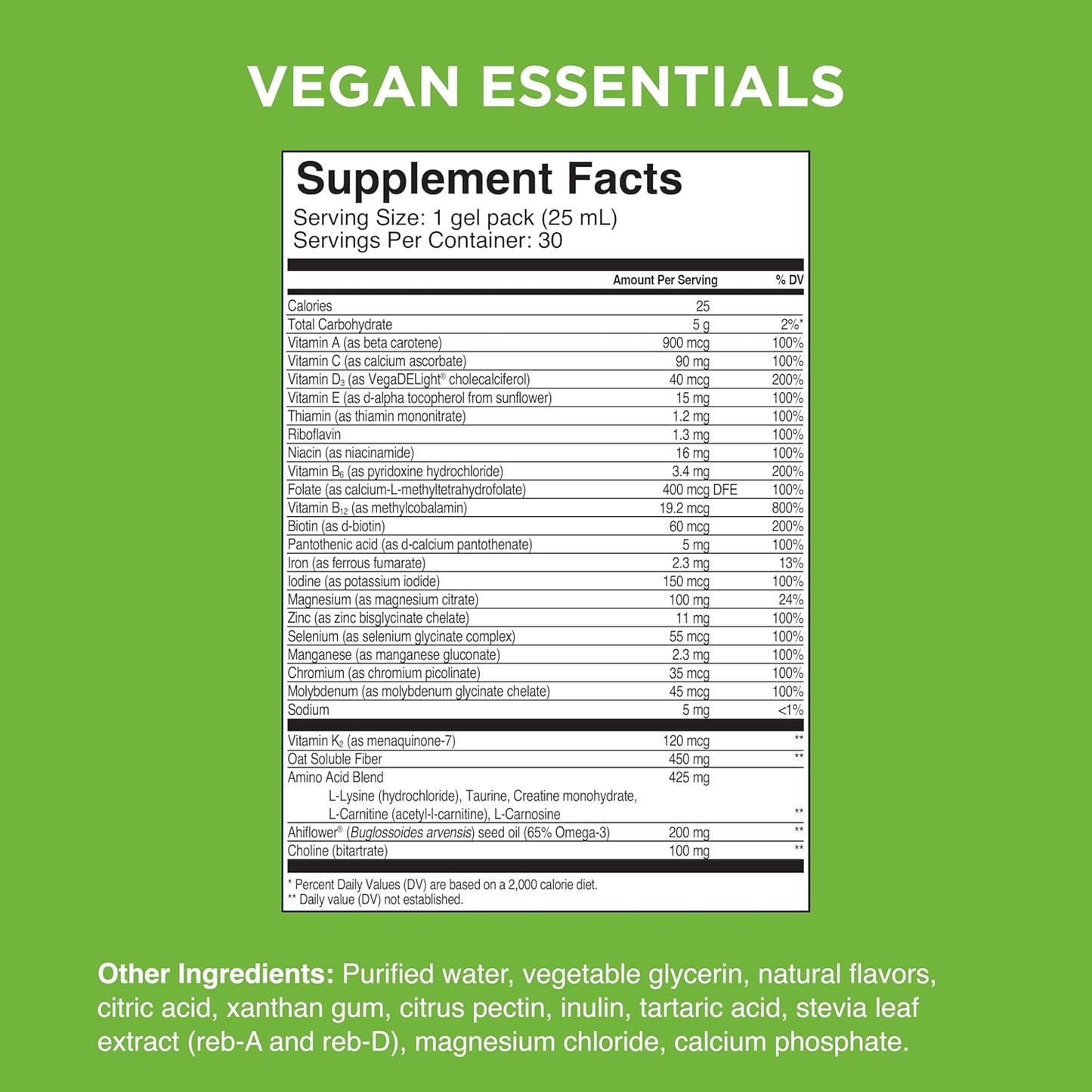 Healthycell Focus & Recall + Vegan Multivitamin Bundle for Maximum Absorption - Nootropic & Vegan Essentials - 60 Gel Packs