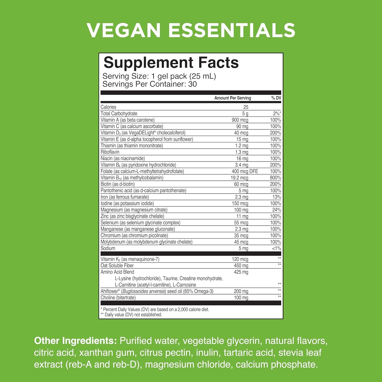 Healthycell Focus & Recall + Vegan Multivitamin Bundle for Maximum Absorption - Nootropic & Vegan Essentials - 60 Gel Packs