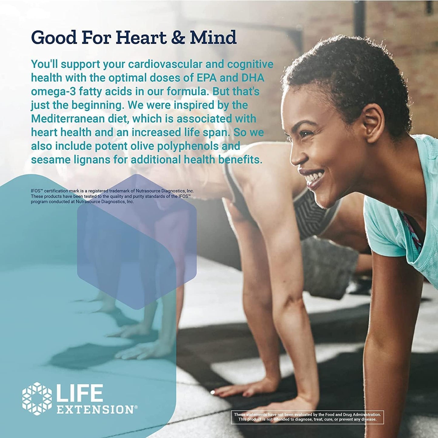 Heart and Brain Support Omega 3 Supplement with Fish Oil, Sesame Lignans, and Olive Extract - 240 Softgels - Gluten Free, Non-GMO