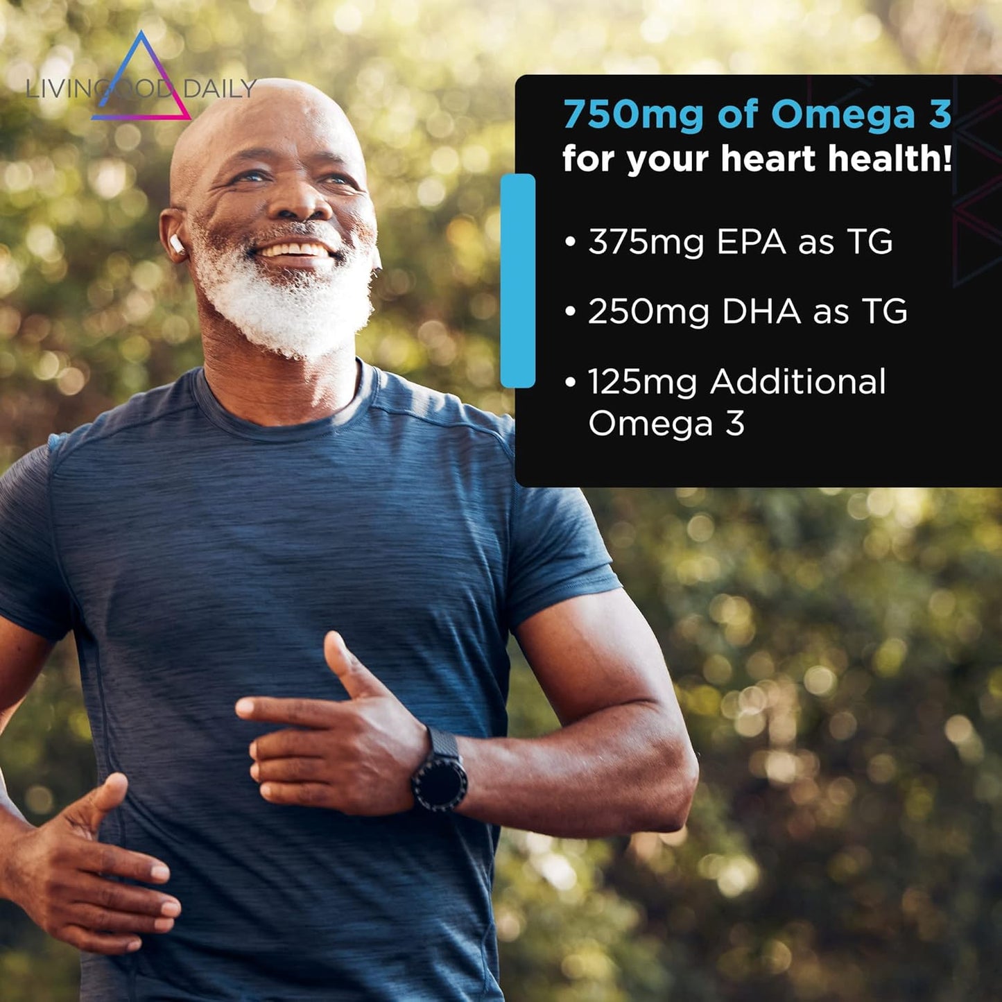 Heart Health Supplement Bundle for Daily Blood Pressure Support by Livingood