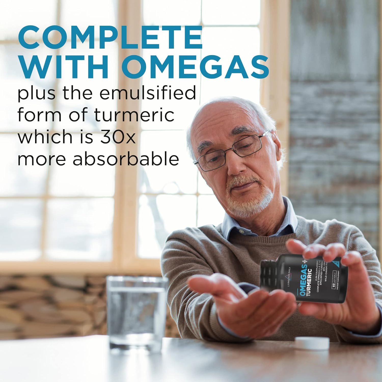 Heart Health Supplement Bundle for Daily Blood Pressure Support by Livingood