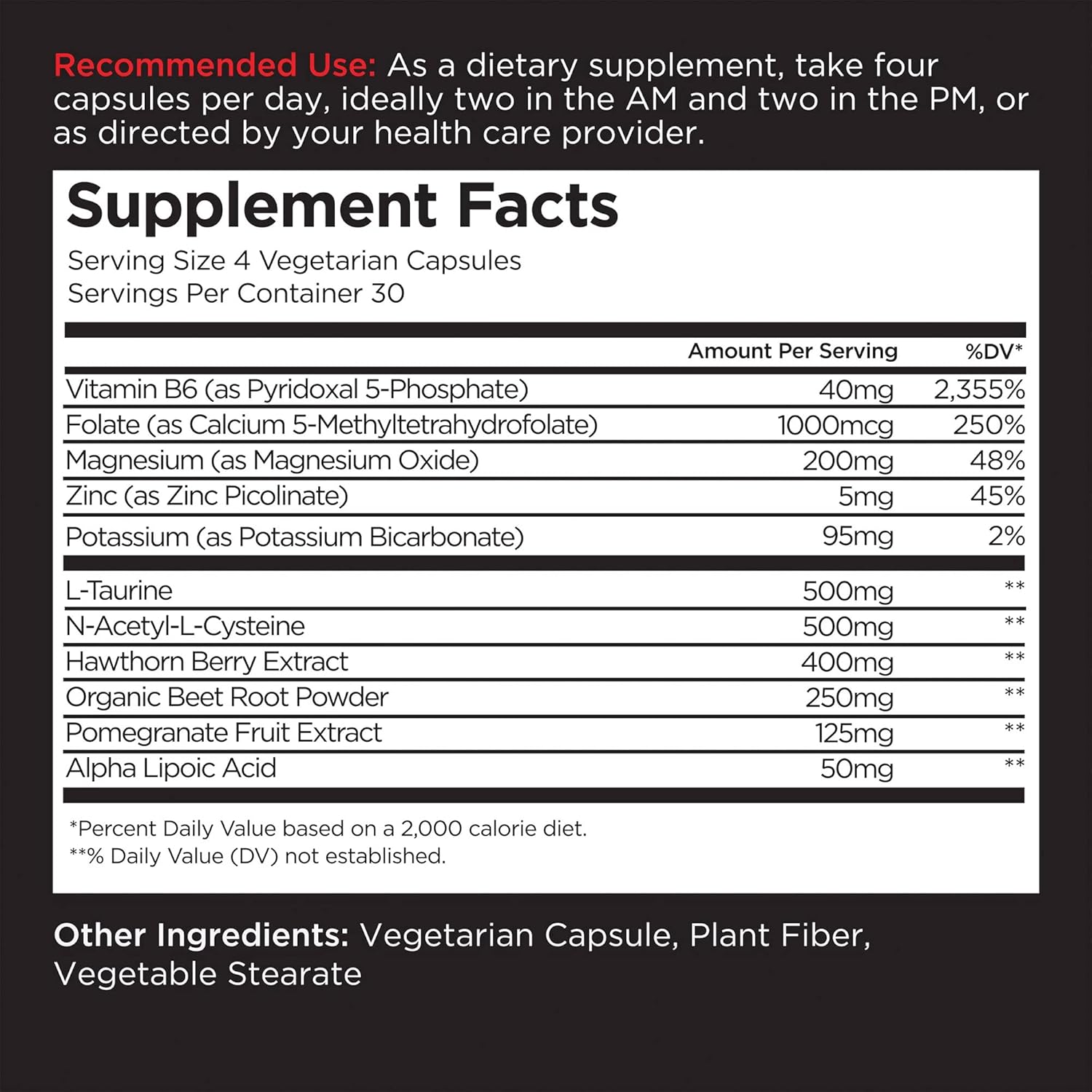 Heart Health Supplement Bundle for Daily Blood Pressure Support by Livingood