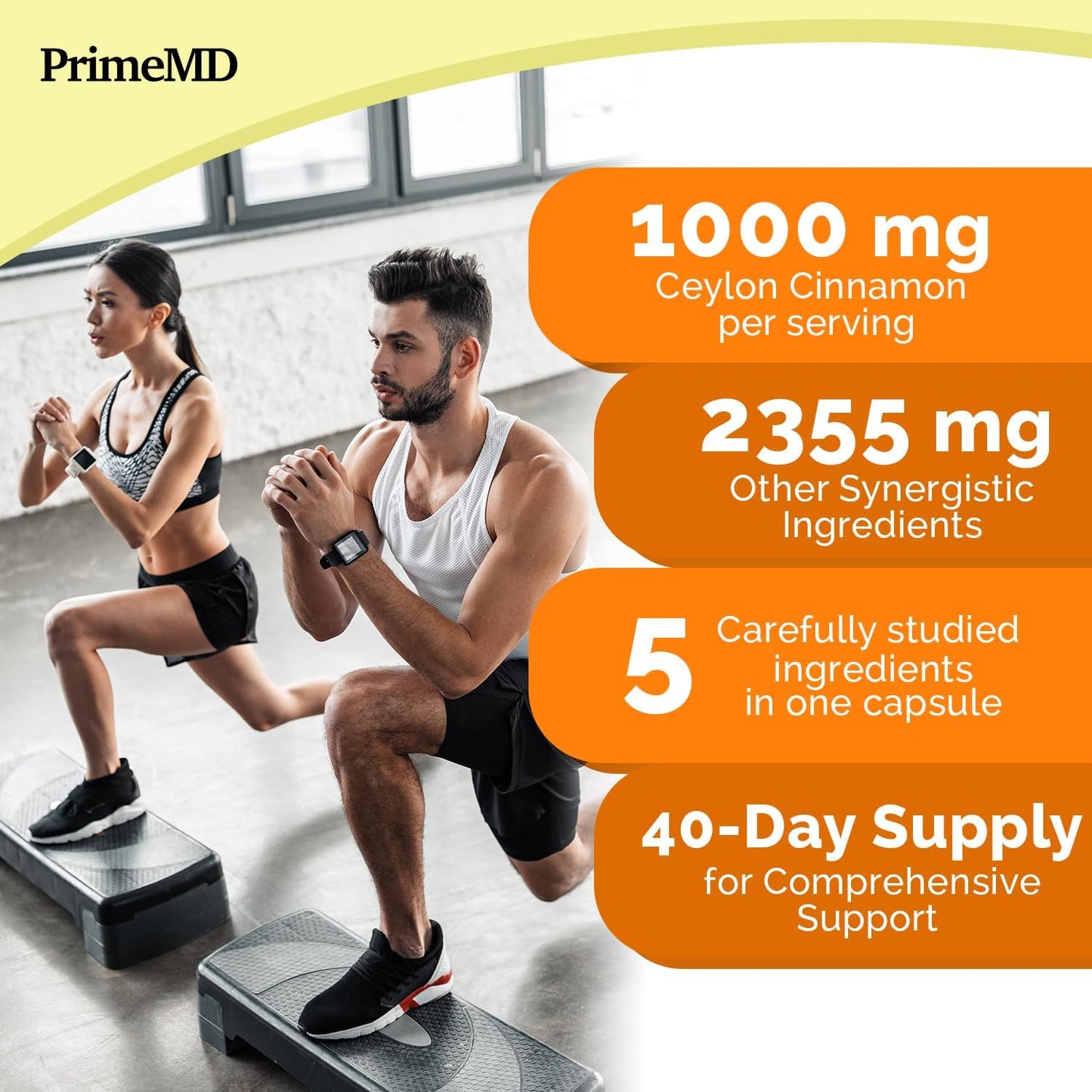 Heart, Hormone, Testosterone & Immune Support Bundle with PrimeMD Ceylon Cinnamon, Fadogia Tongkat Ali, and Menopause Support - Non-GMO, Vegan, Gluten-Free