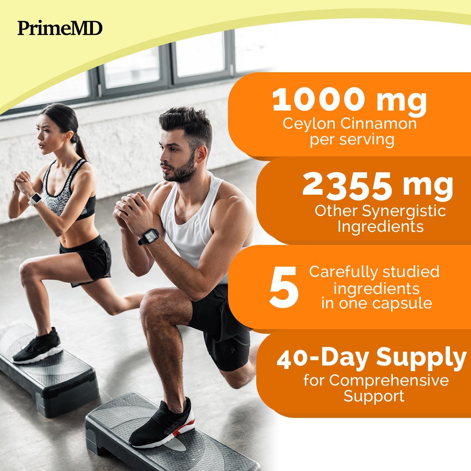 Heart, Hormone, Testosterone & Immune Support Bundle with PrimeMD Ceylon Cinnamon, Fadogia Tongkat Ali, and Menopause Support - Non-GMO, Vegan, Gluten-Free