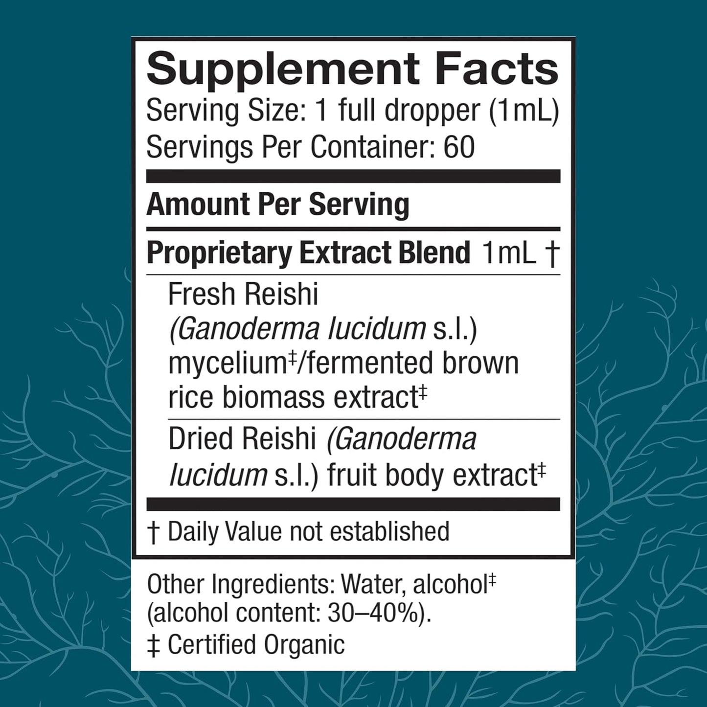 Heart & Immune Health Support with Host Defense Reishi Extract - Mushroom Supplement for Energy, Vitality & Well-Being - 2 fl oz (60 Servings) - BoostGo Australia