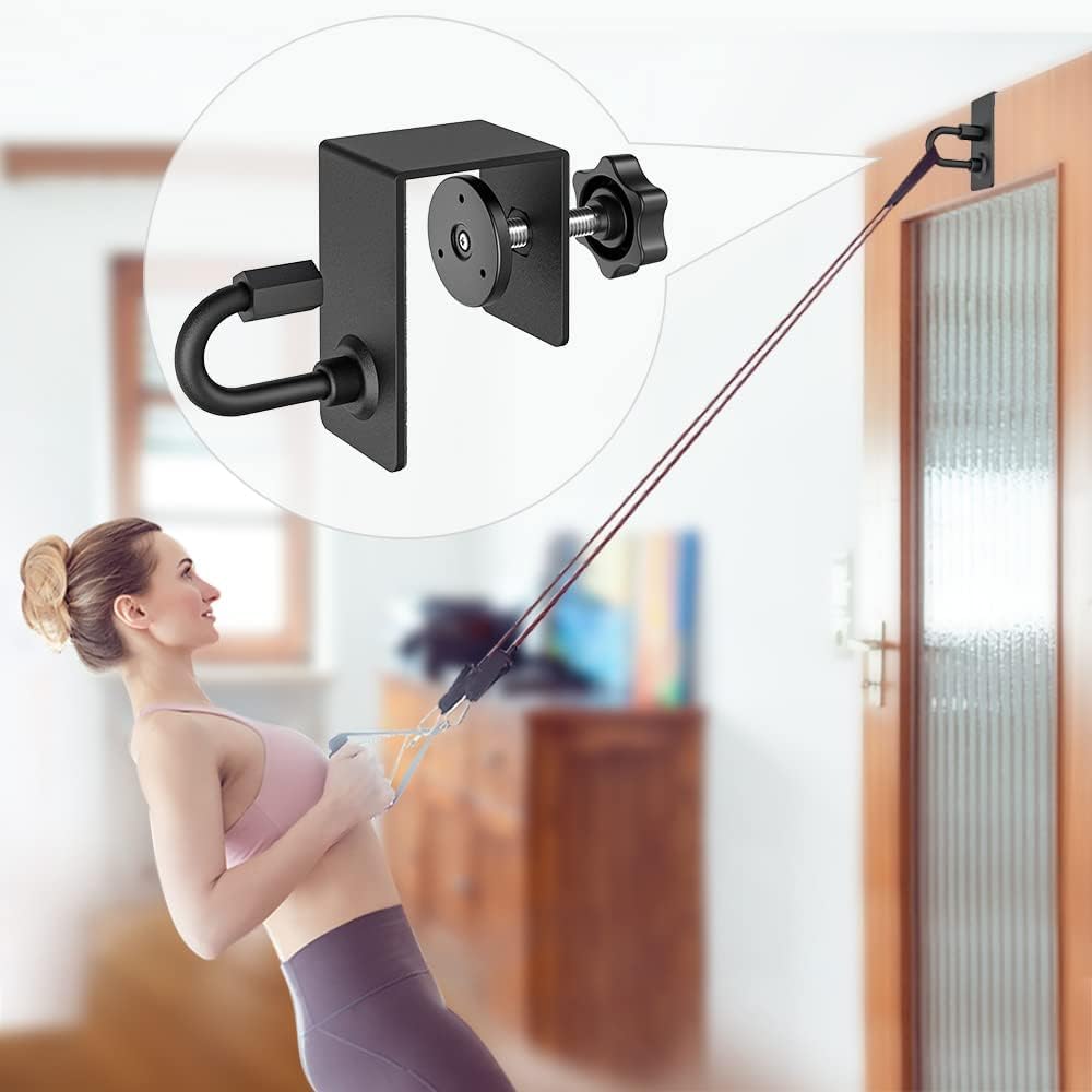 Heavy Duty Door Anchor Attachment for Resistance Bands - Kipika Door Mount Anchors for Strength Training, Physical Therapy, Home Gym